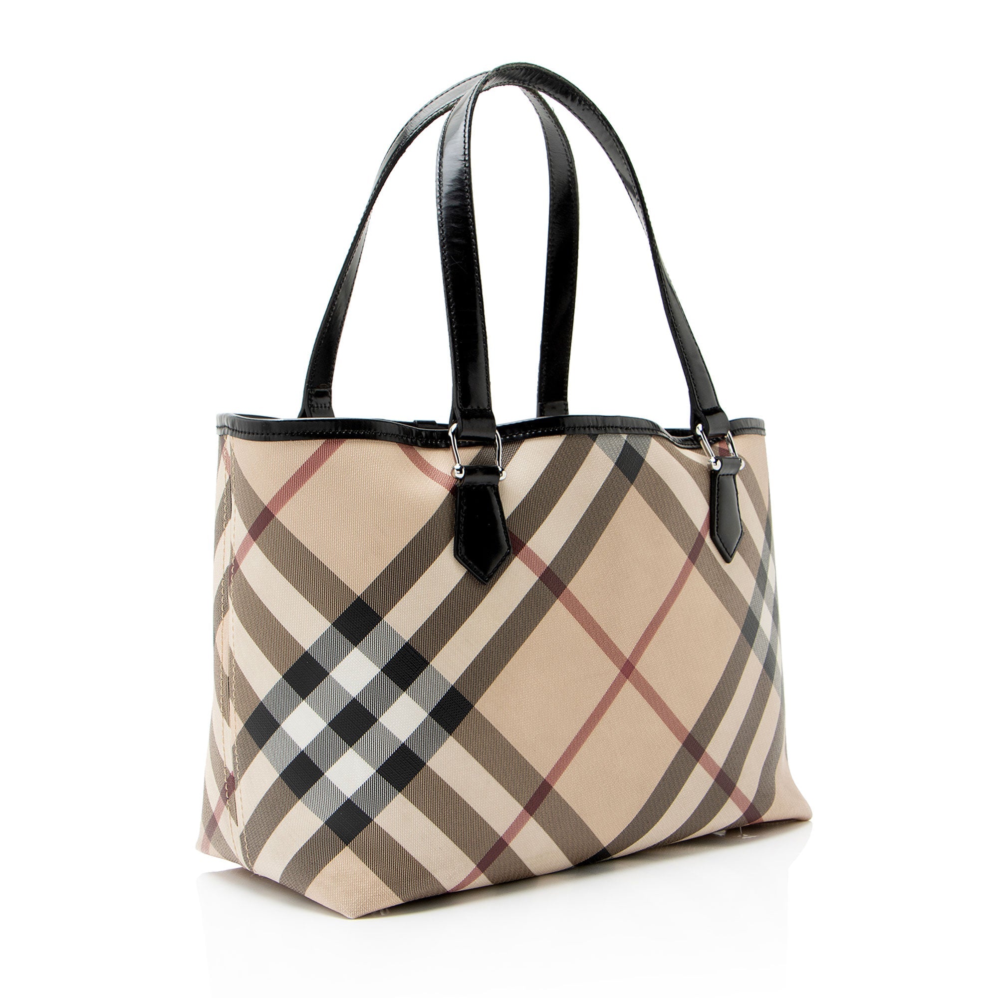 Burberry Nova Check Nickie Small Tote