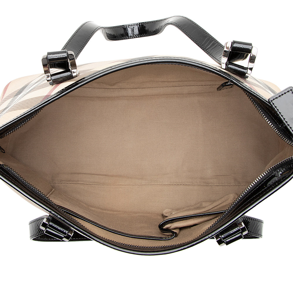 Burberry Nova Check Regent Tote (SHF-19317)