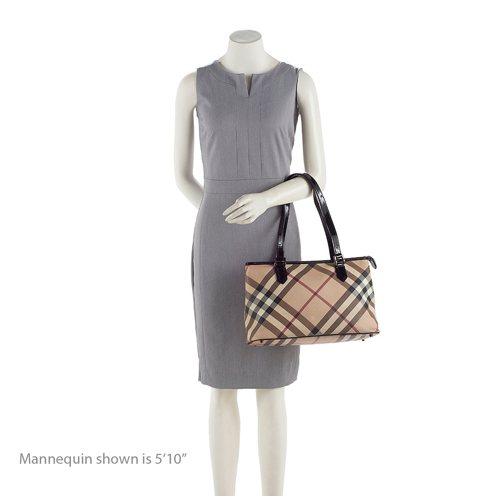 Burberry Nova Check Regent Tote (SHF-19317)