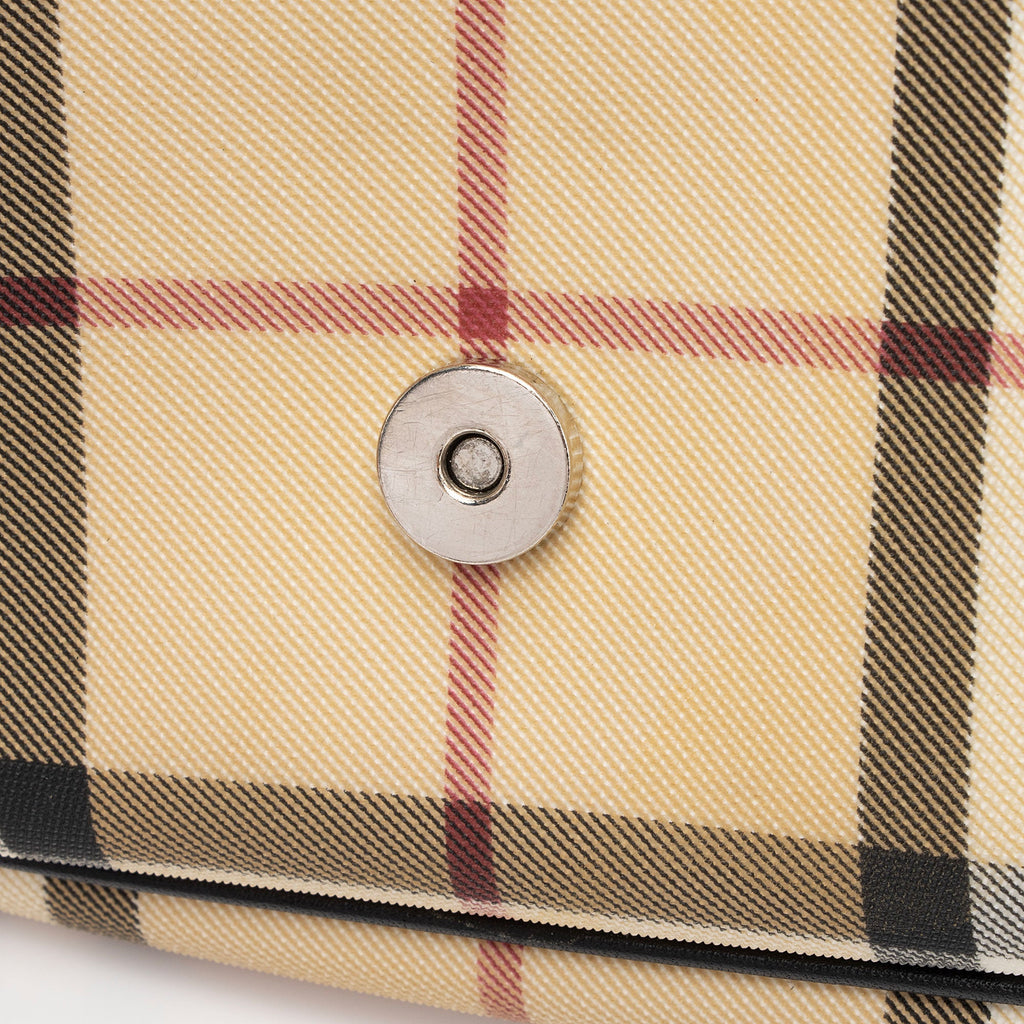 Burberry Nova Check Baguette Shoulder Bag (SHF-OeZL9i)