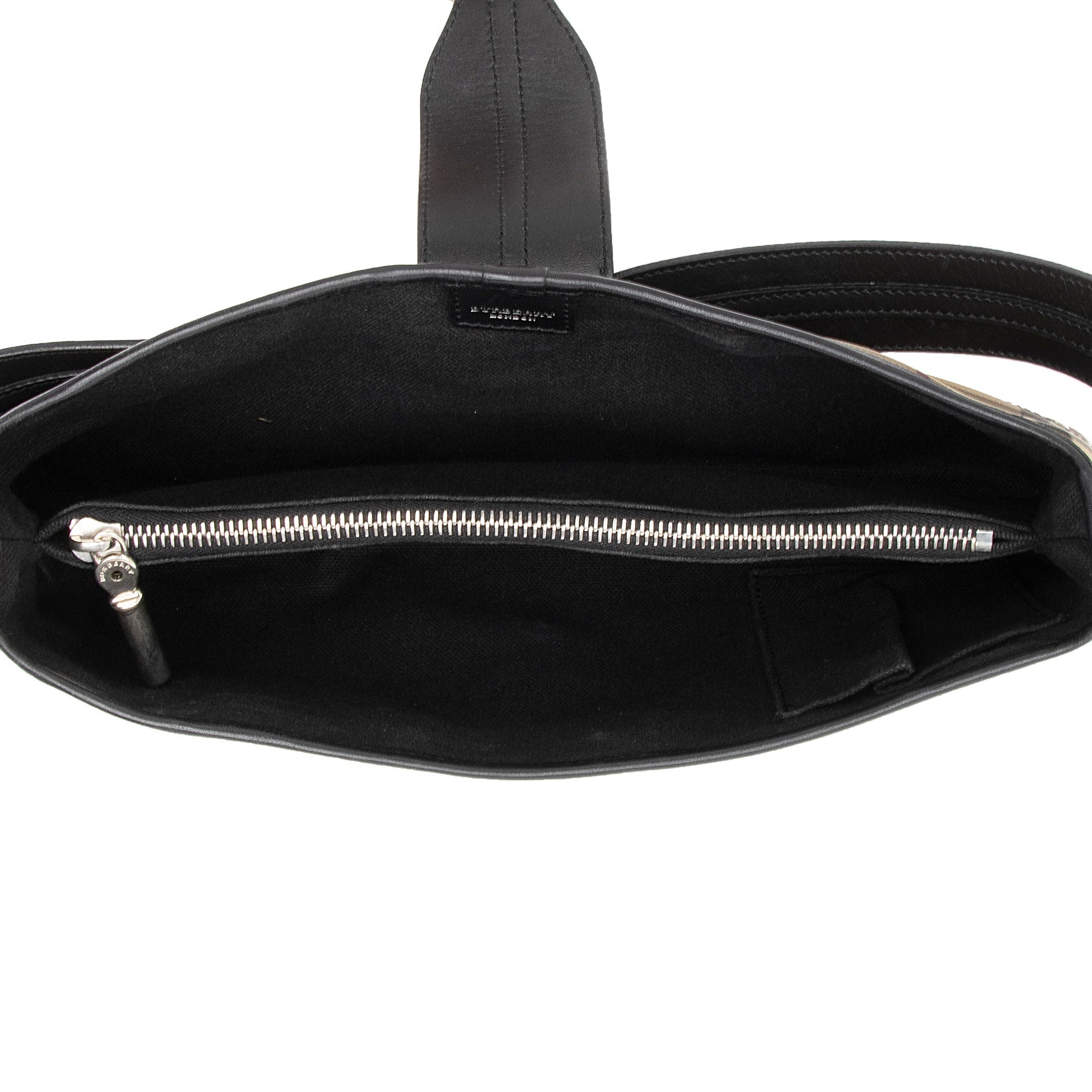 Burberry Nova Check Baguette Shoulder Bag (SHF-OeZL9i)