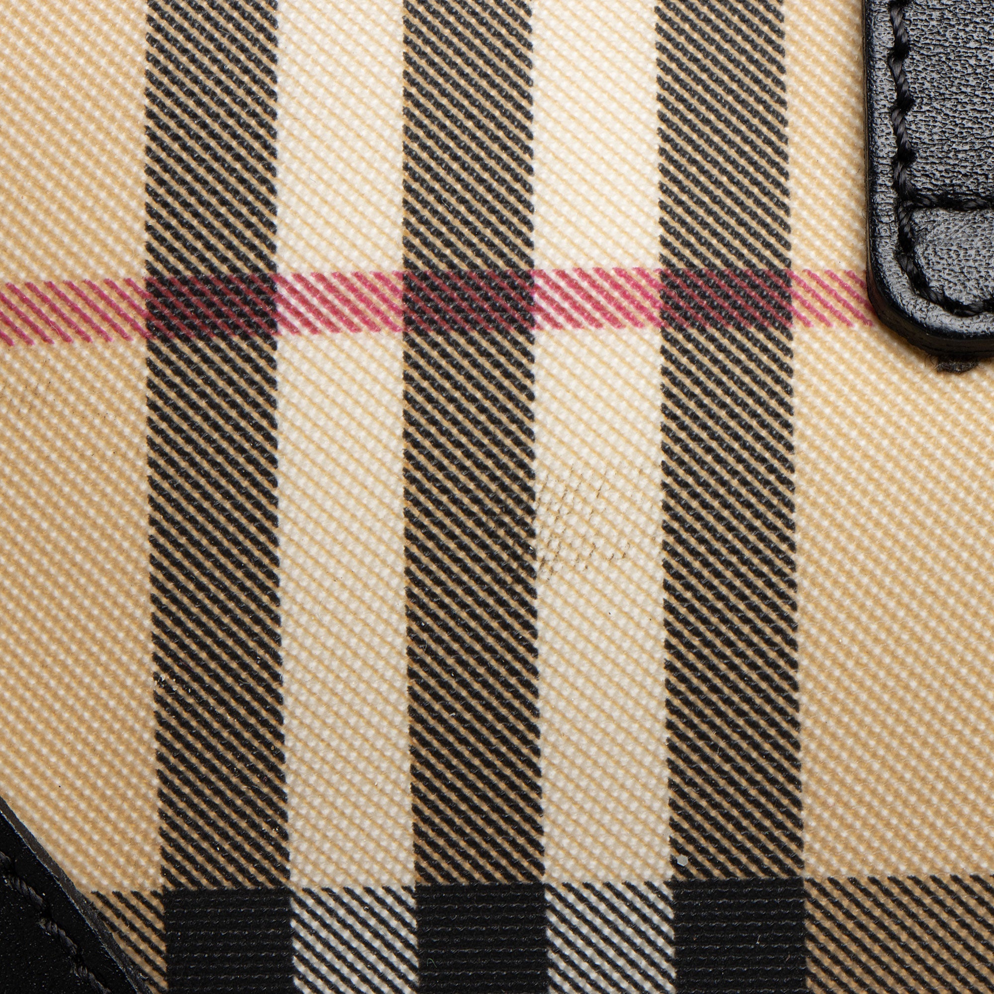 Burberry Nova Check Small Buckle Hobo