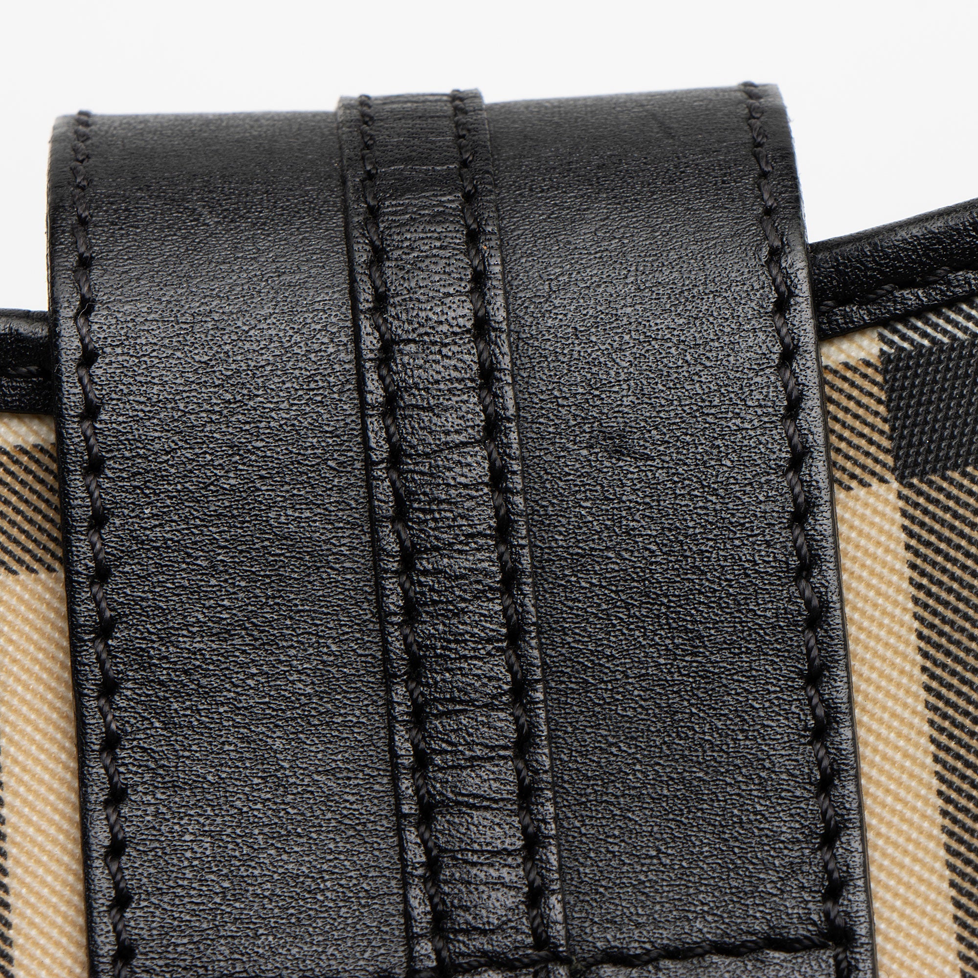 Burberry Nova Check Small Buckle Hobo