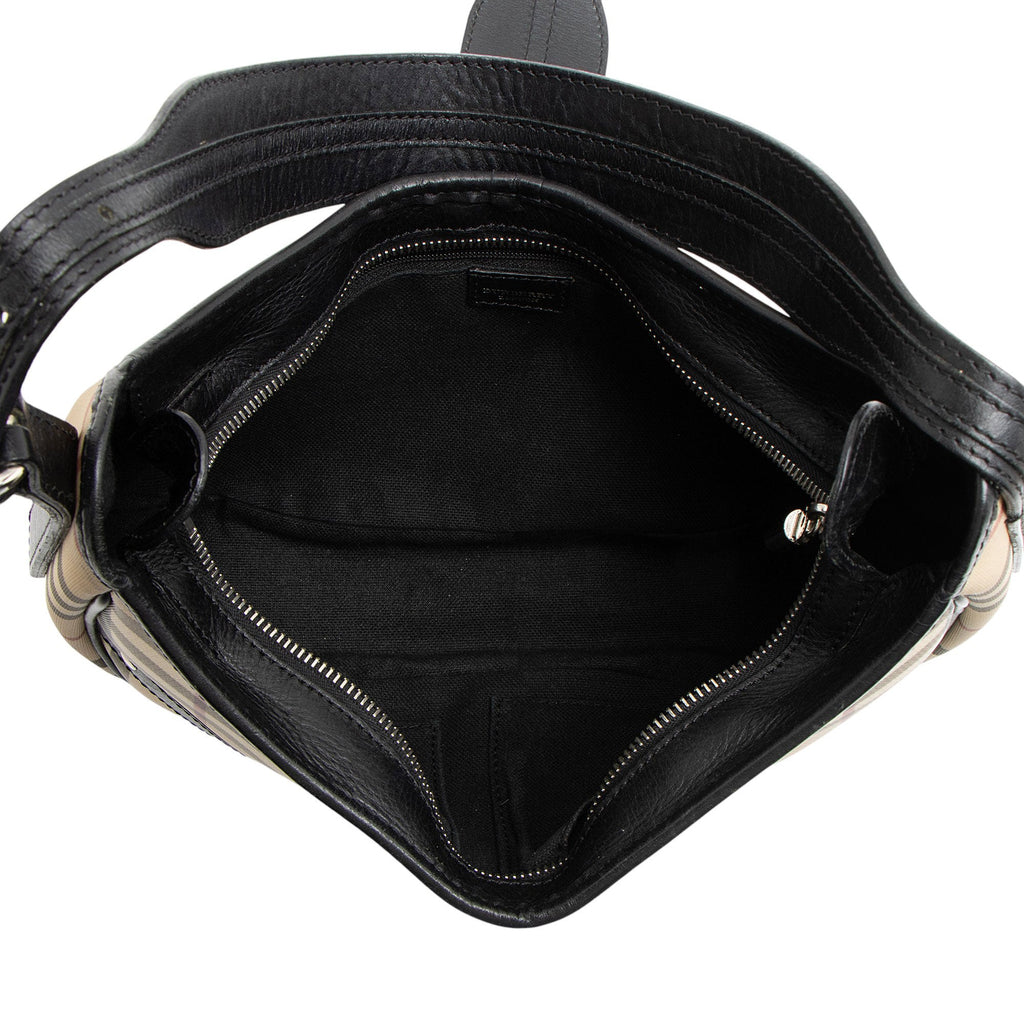Burberry Nova Check Small Buckle Hobo