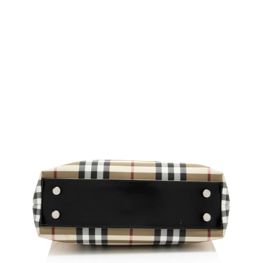 Burberry Nova Check Small Tote (SHF-C8lEws)