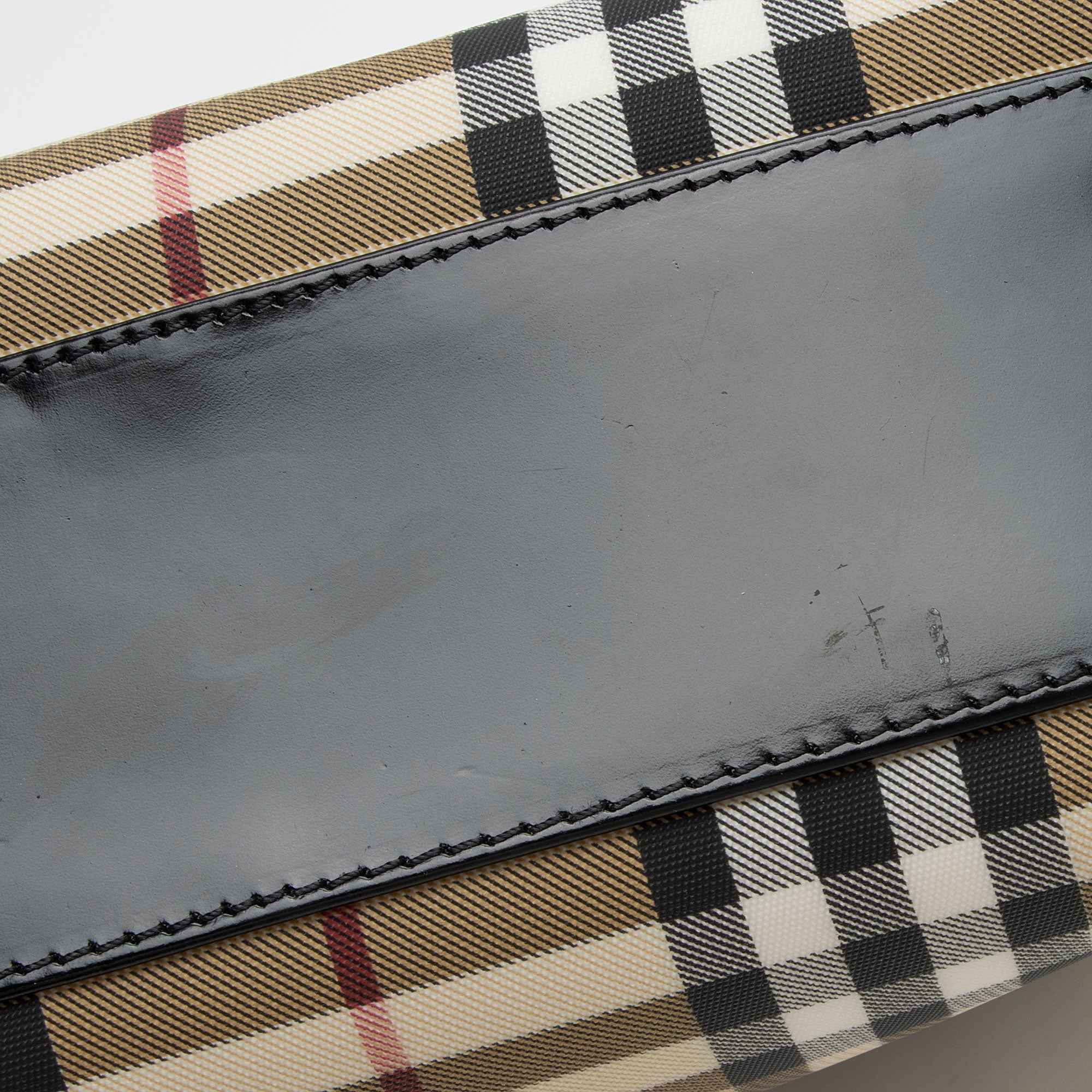 Burberry Nova Check Small Tote (SHF-C8lEws)