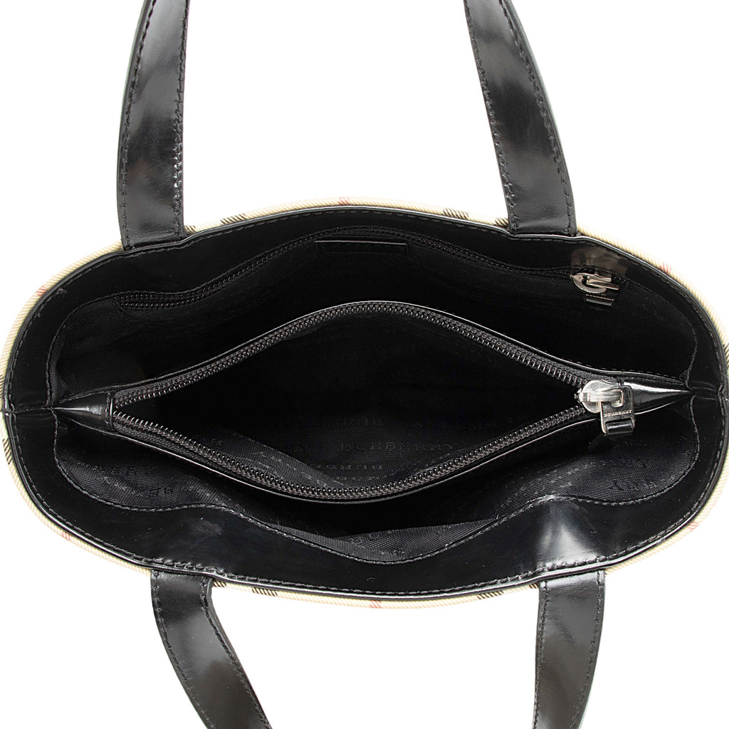 Burberry Nova Check Small Tote (SHF-C8lEws)