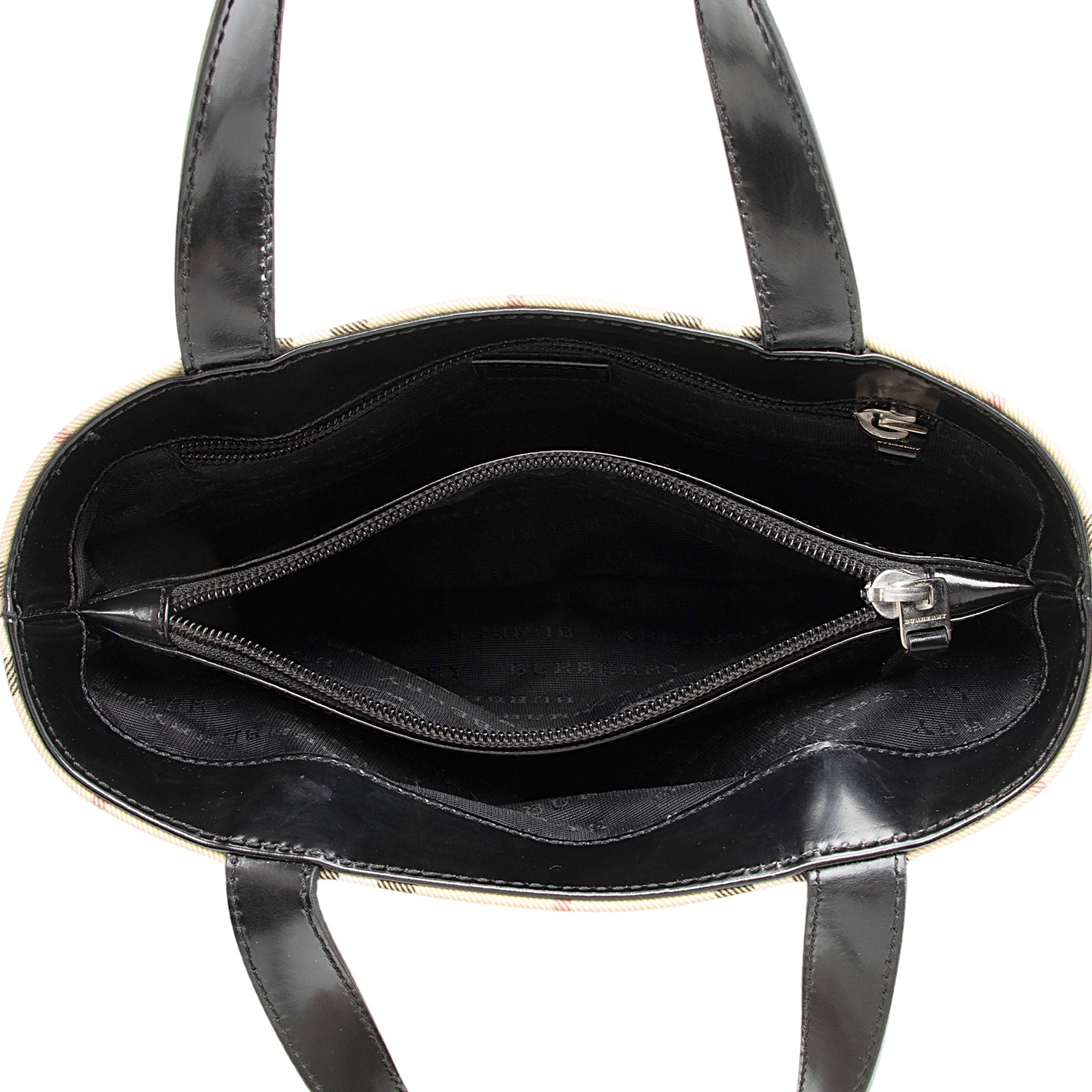 Burberry Nova Check Small Tote (SHF-C8lEws)