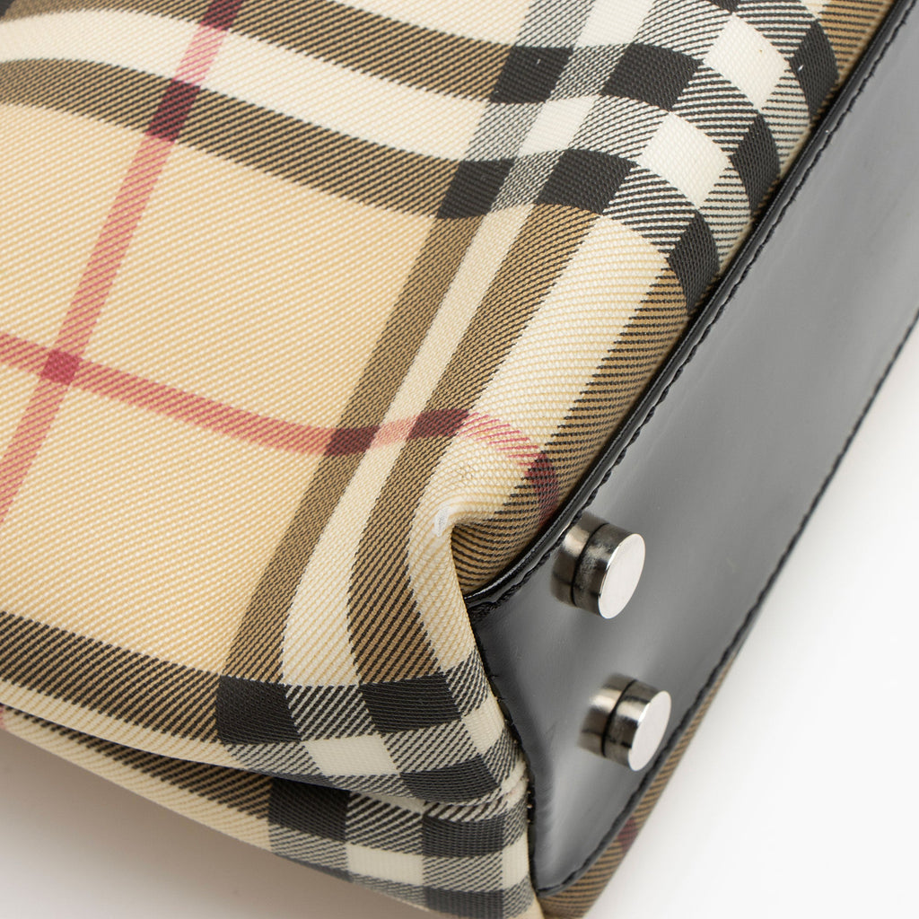 Burberry Nova Check Small Tote (SHF-UZhI0n)