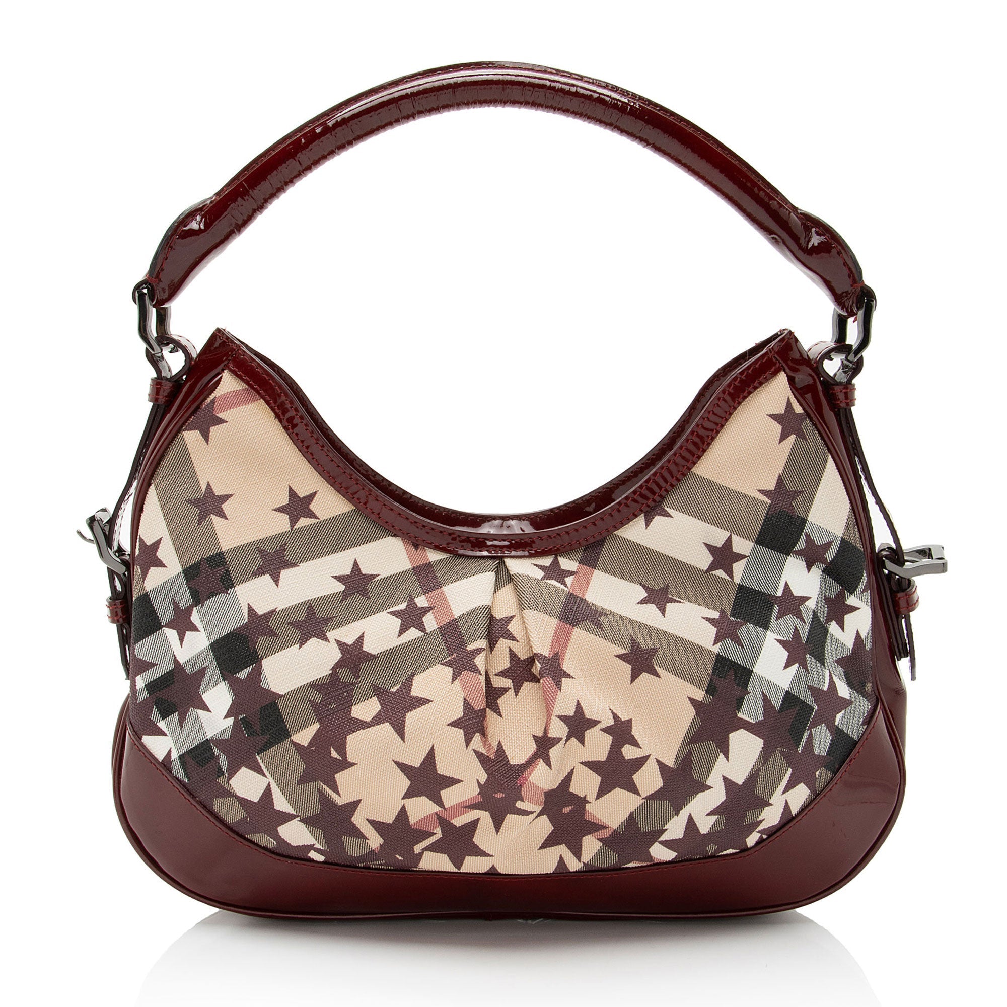 Burberry Nova Check Stars Hernville Small Hobo