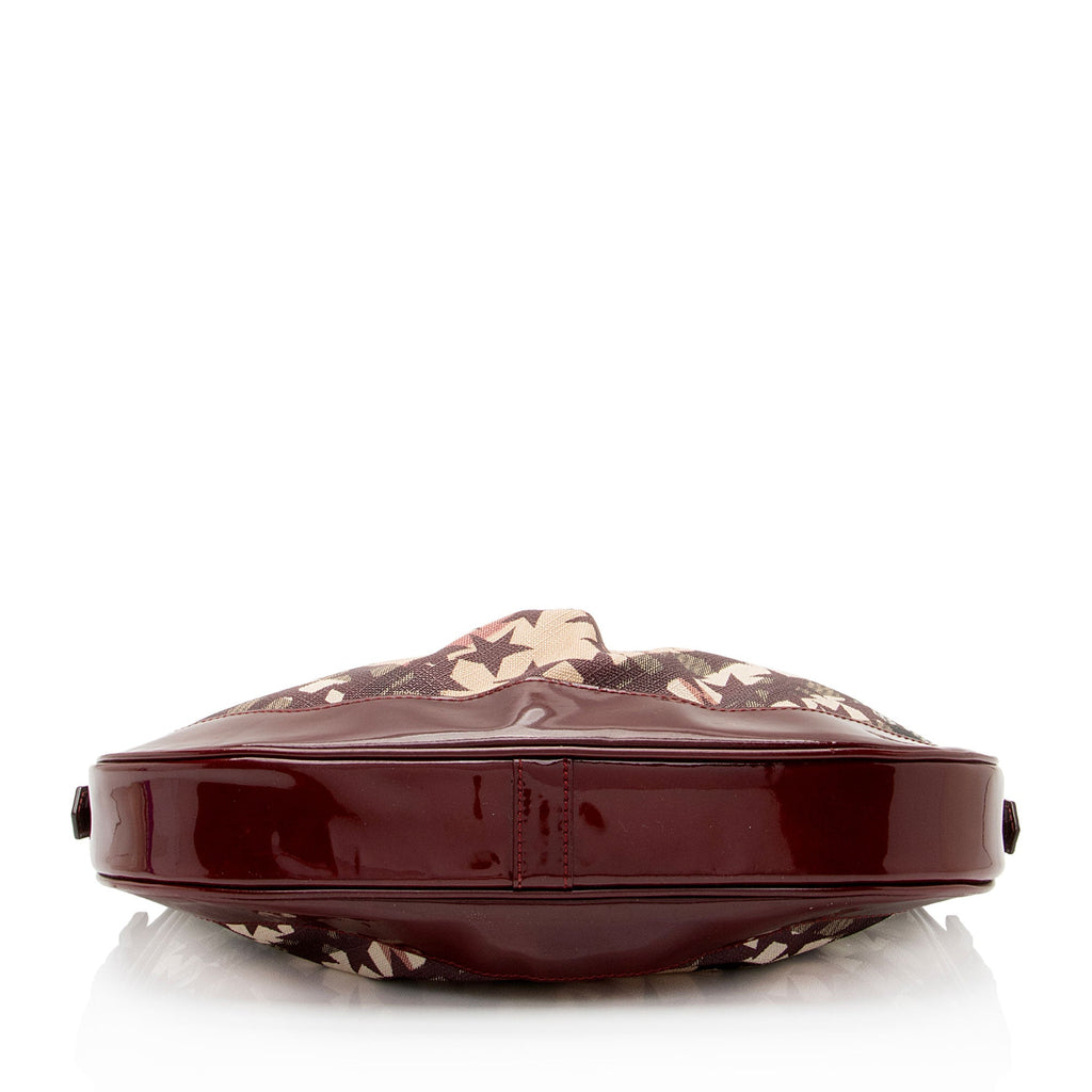 Burberry Nova Check Stars Small Hernville Hobo (SHF-6BOcX1)