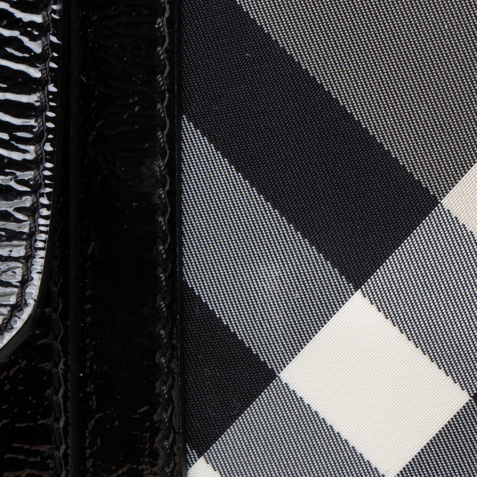 Burberry Nylon Beat Check Victoria Tote