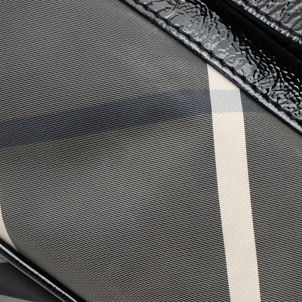 Burberry Nylon Beat Check Victoria Tote