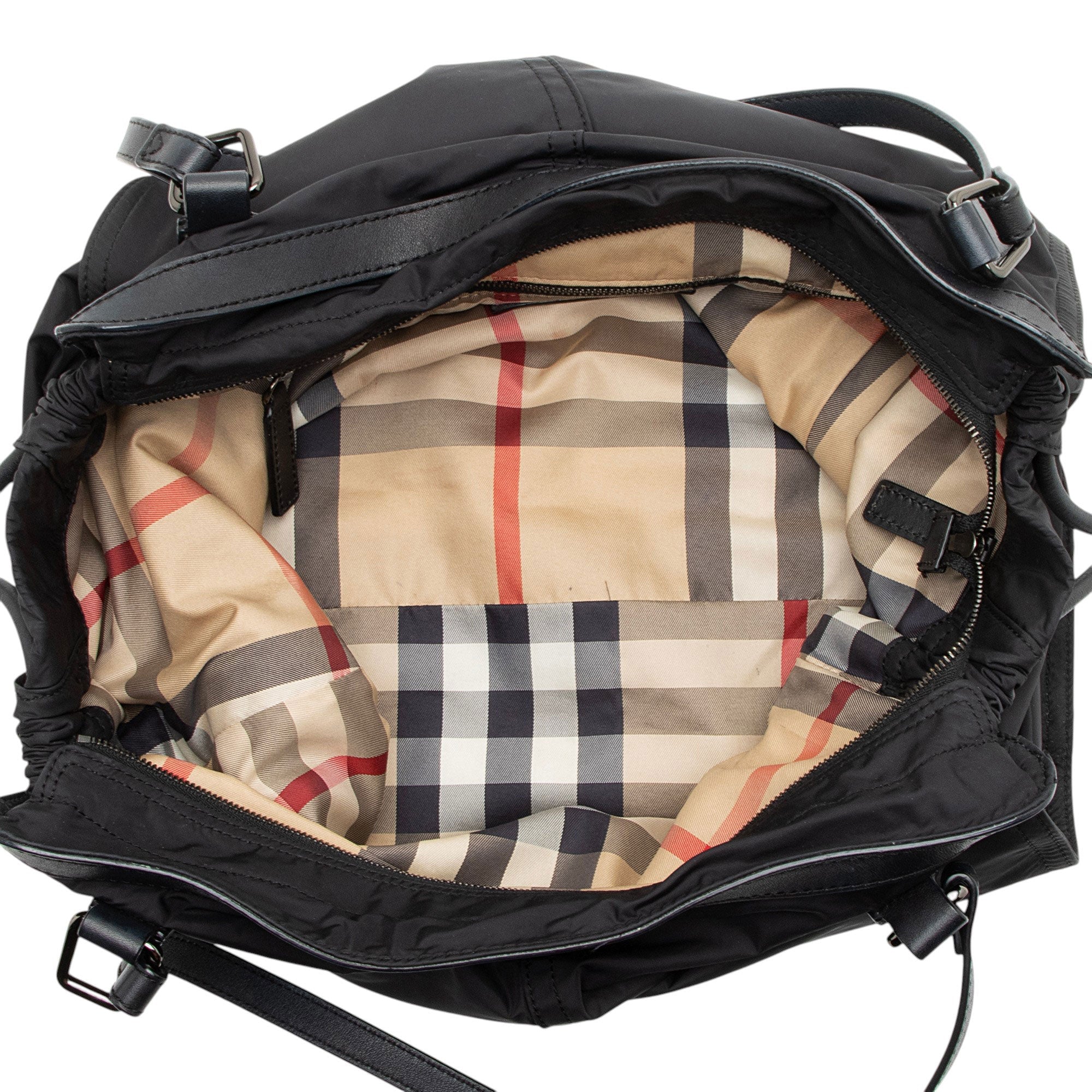 Burberry Nylon Buckleigh Packable Small Tote