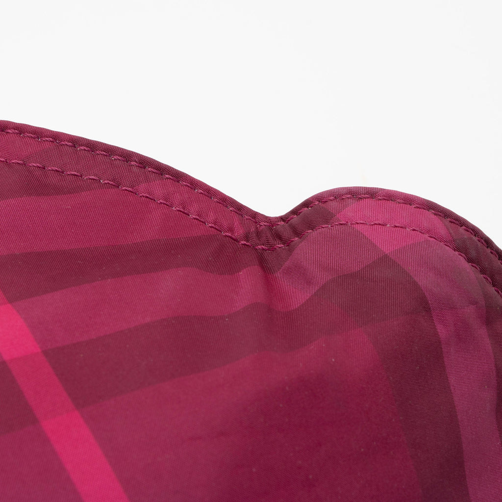 Burberry Nylon Check Buckleigh Packable Small Tote (SHF-ibEbJ7)