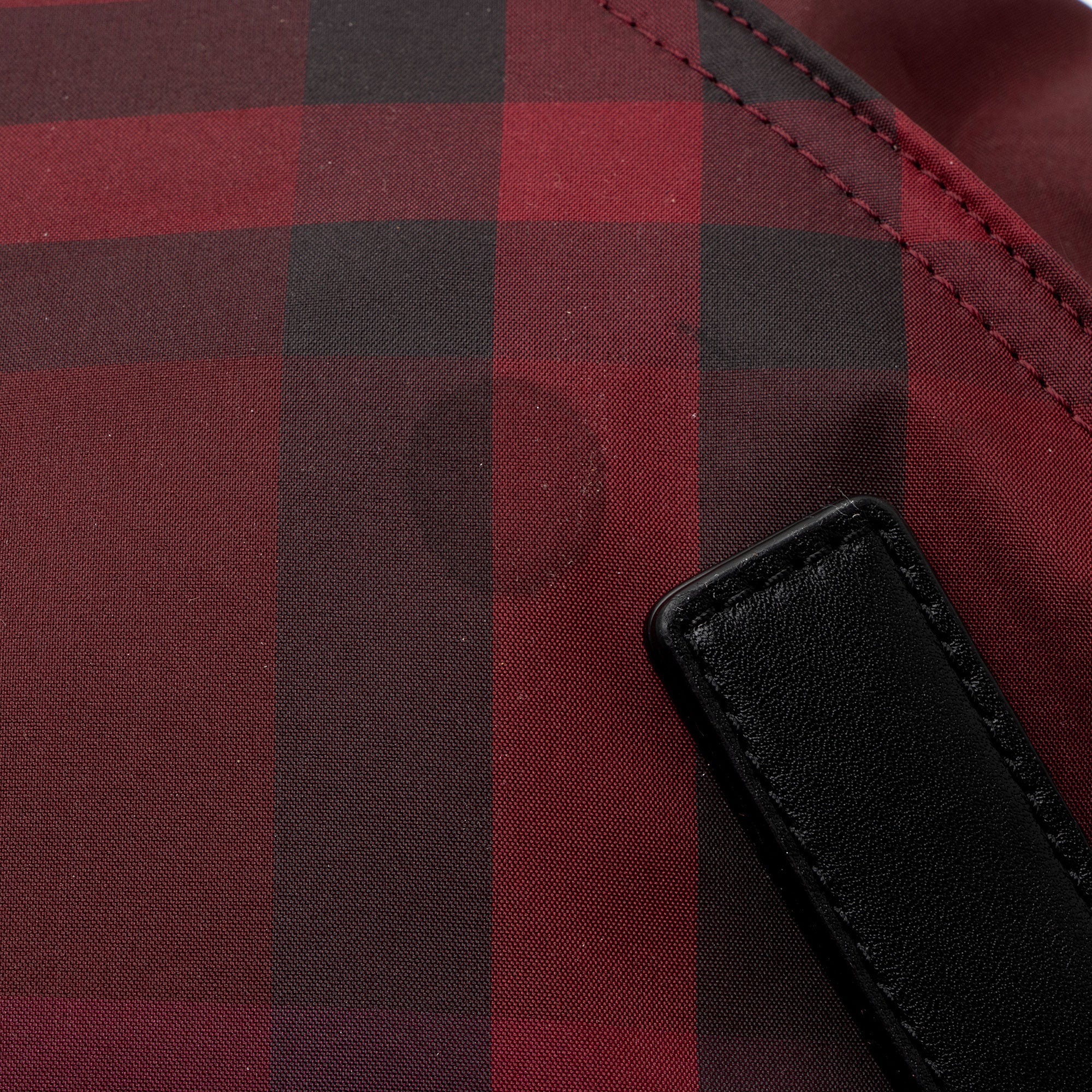 Burberry Nylon Check Buckleigh Packable Small Tote (SHF-mg4mKV)