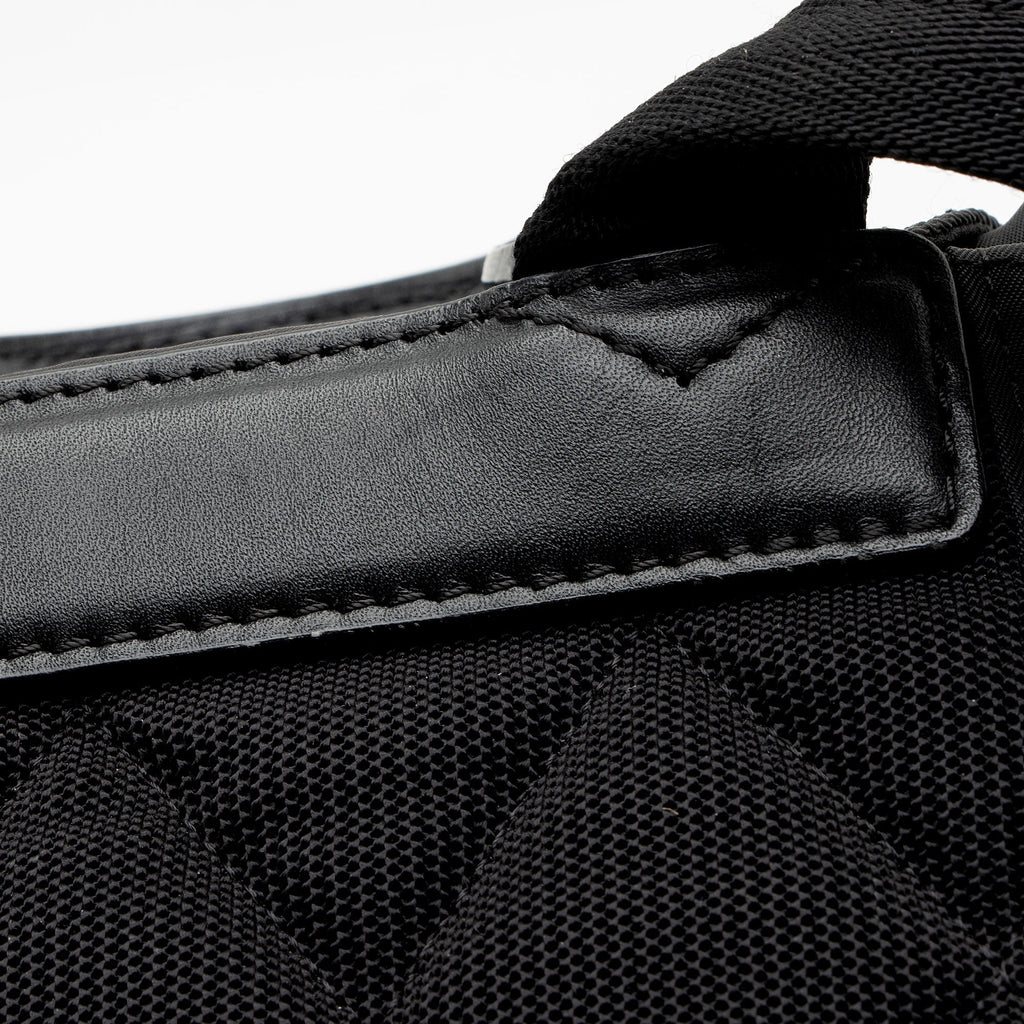 Burberry Nylon Leather Medium Rucksack Backpack (SHF-L8DnLS)
