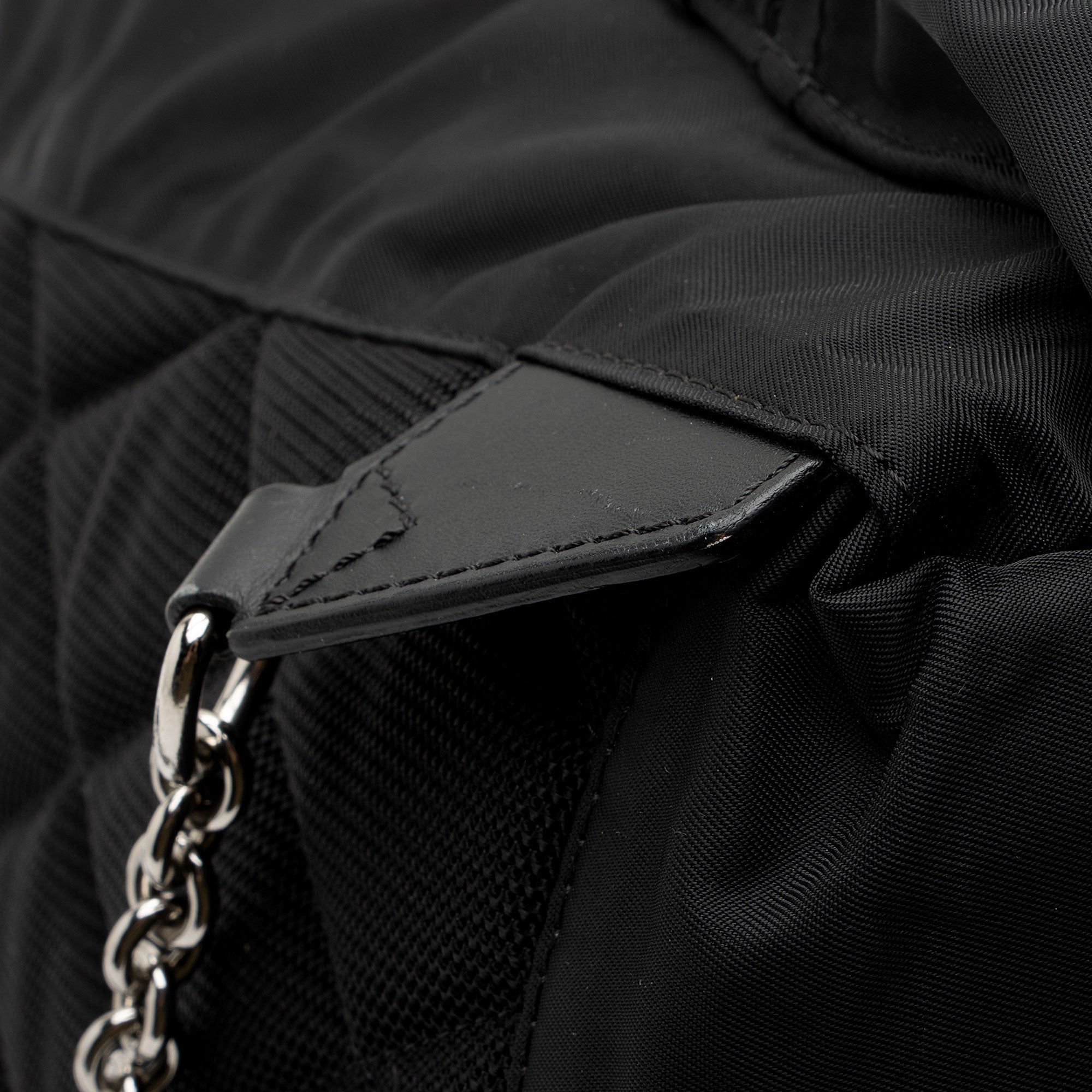 Burberry Nylon Leather Medium Rucksack Backpack (SHF-L8DnLS)
