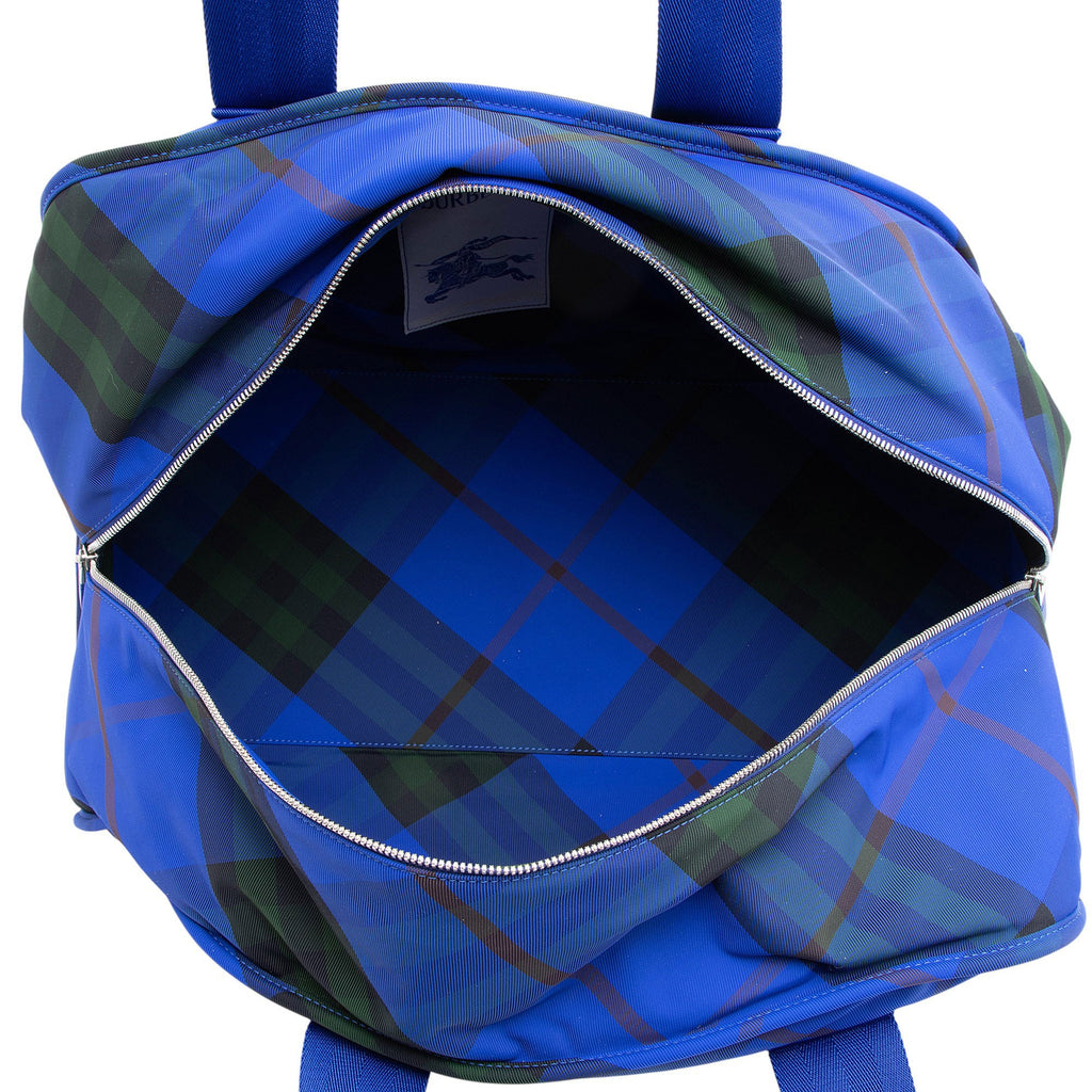 Burberry Nylon Shield Check Duffle