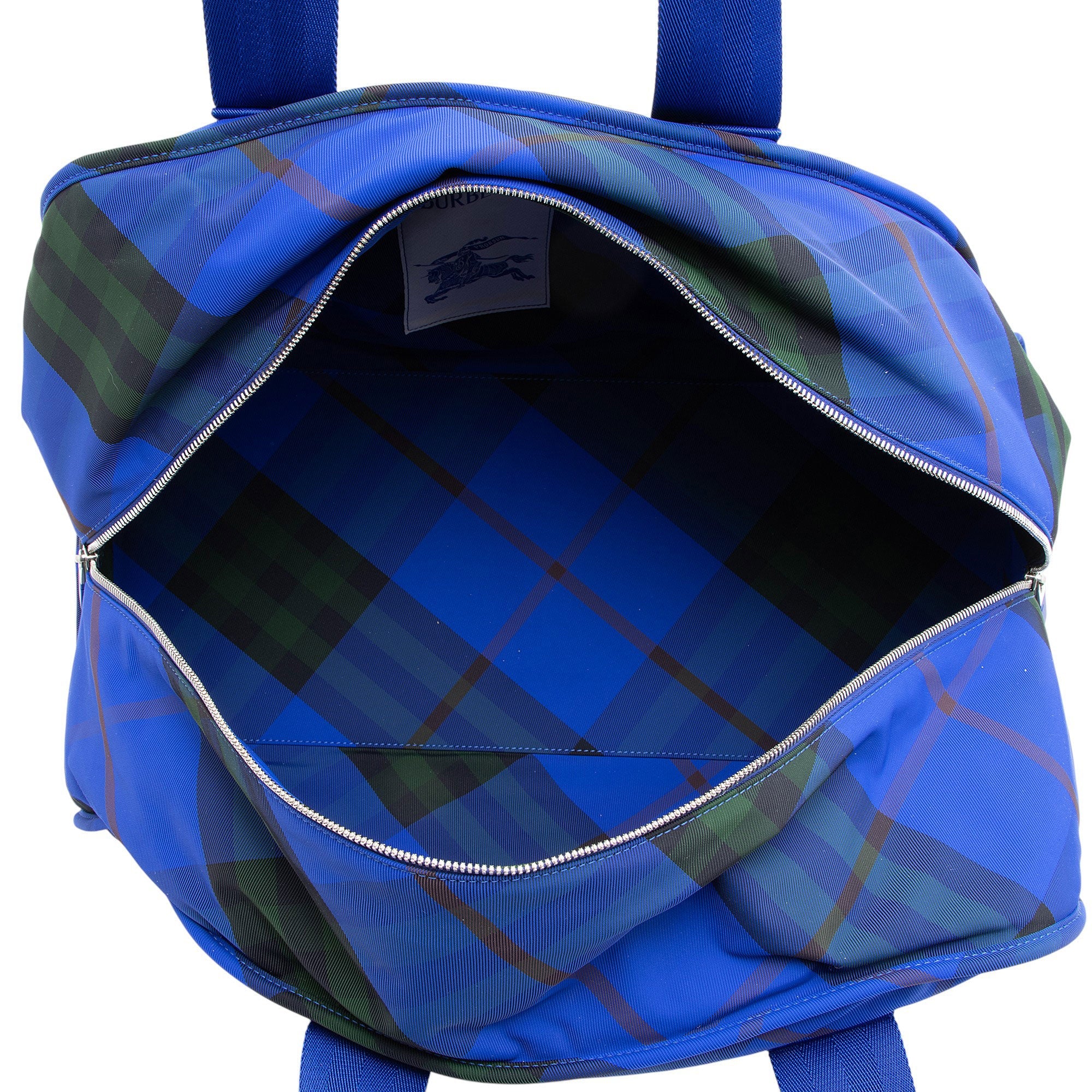 Burberry Nylon Shield Check Duffle