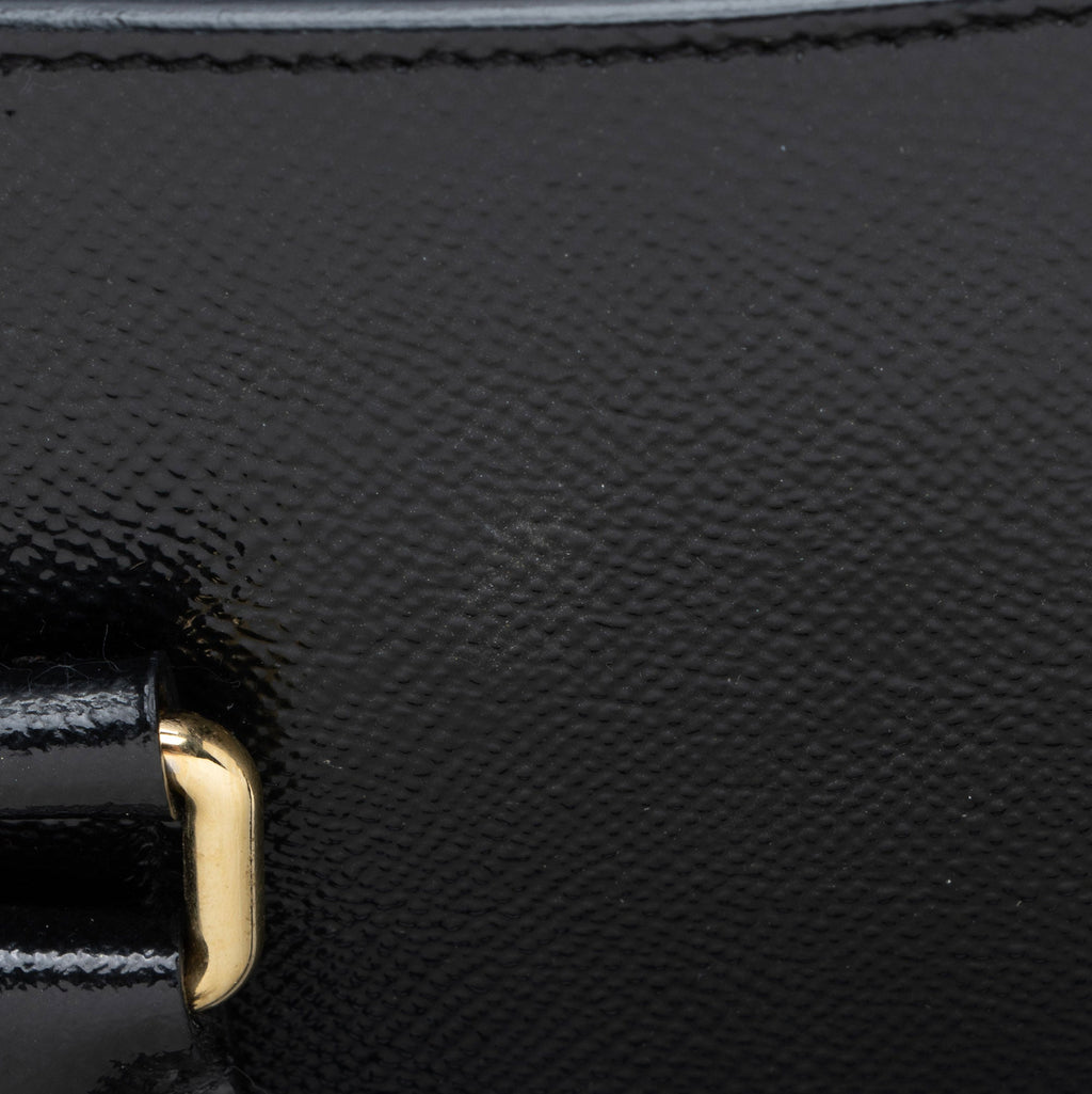 Burberry Patent Leather Dinton Medium Tote (SHF-zVzEIJ)