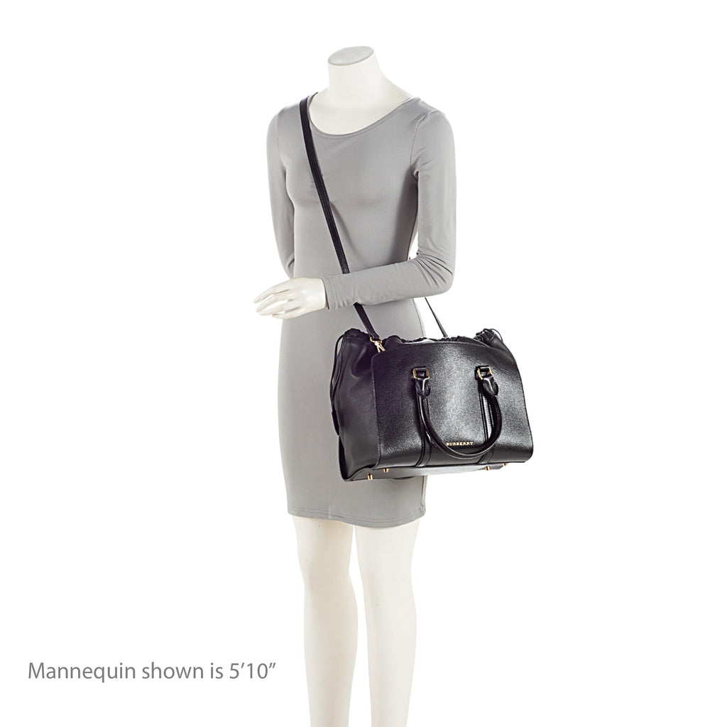 Burberry Patent Leather Dinton Medium Tote (SHF-zVzEIJ)