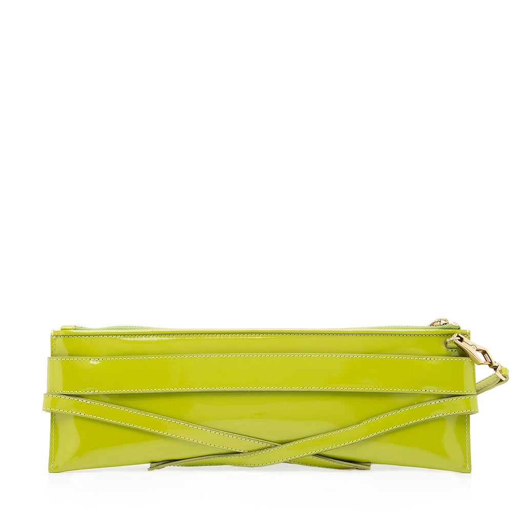 Burberry Patent Leather Parmoor Prorsum Clutch (SHF-23381)