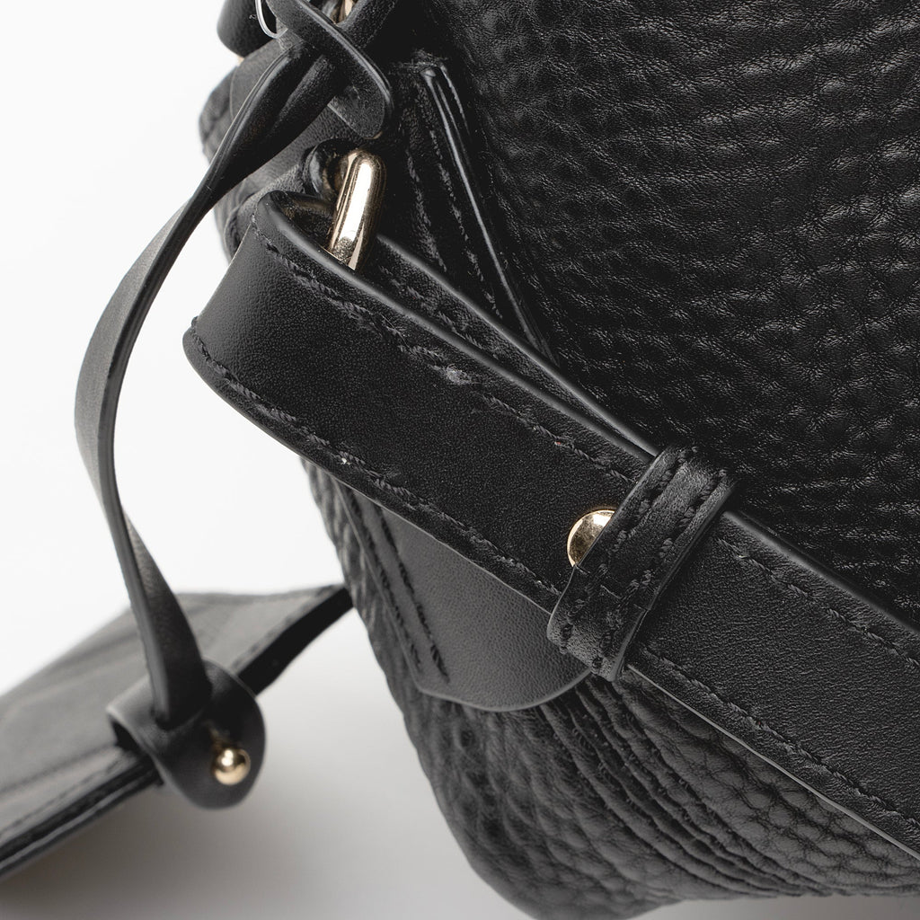 Burberry Pebbled Leather House Check Ashby Medium Hobo (SHF-22726)