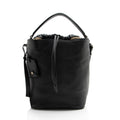 Burberry Pebbled Leather House Check Ashby Medium Hobo