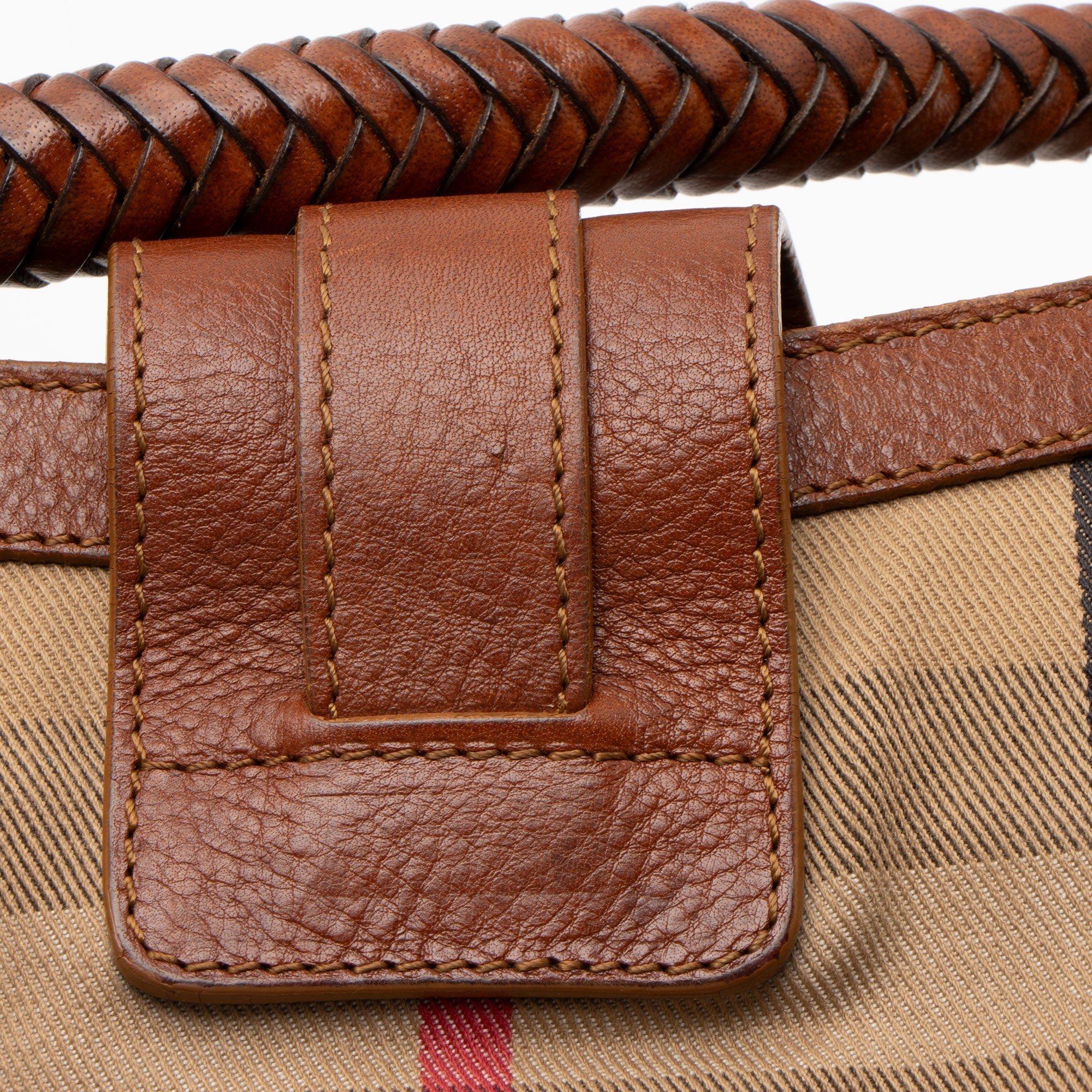 Burberry House Check Cinda Pocket Shoulder Bag (SHF-reuT4B)
