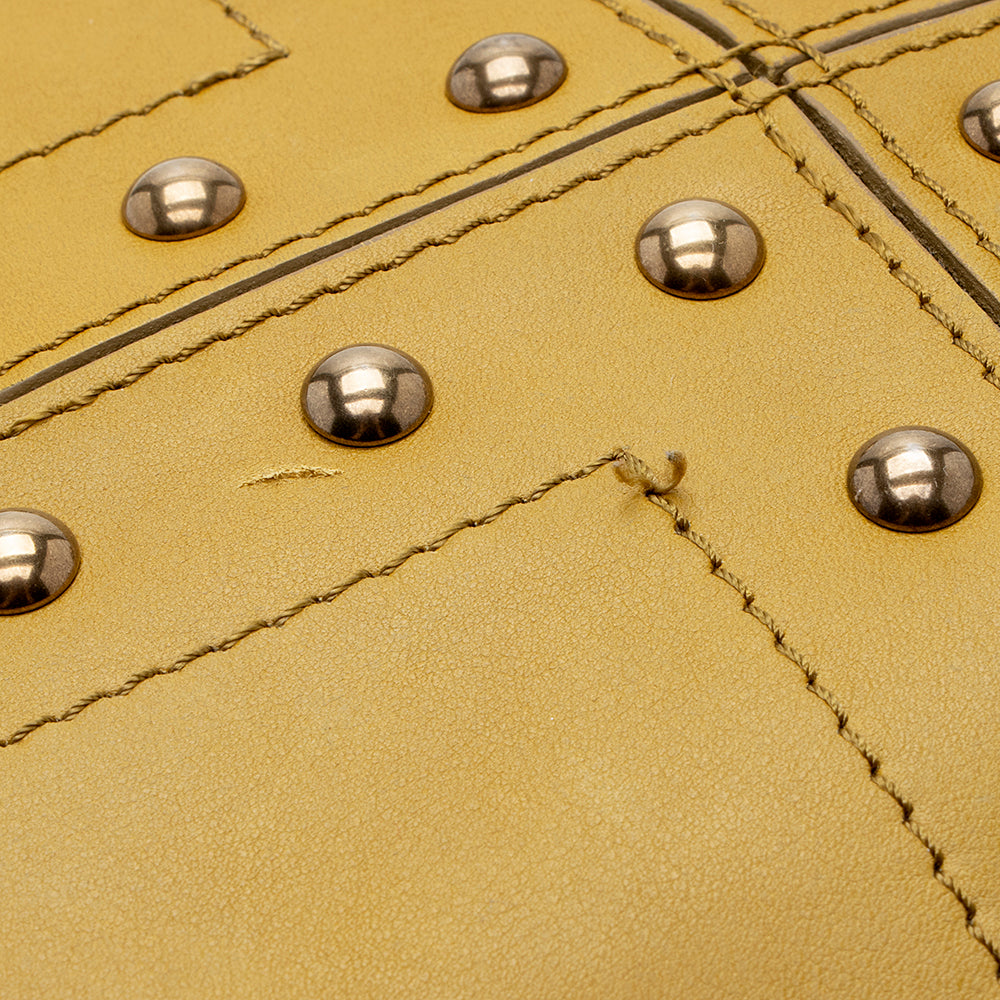 Burberry Prosum Leather Studded Hobo (SHF-18481)