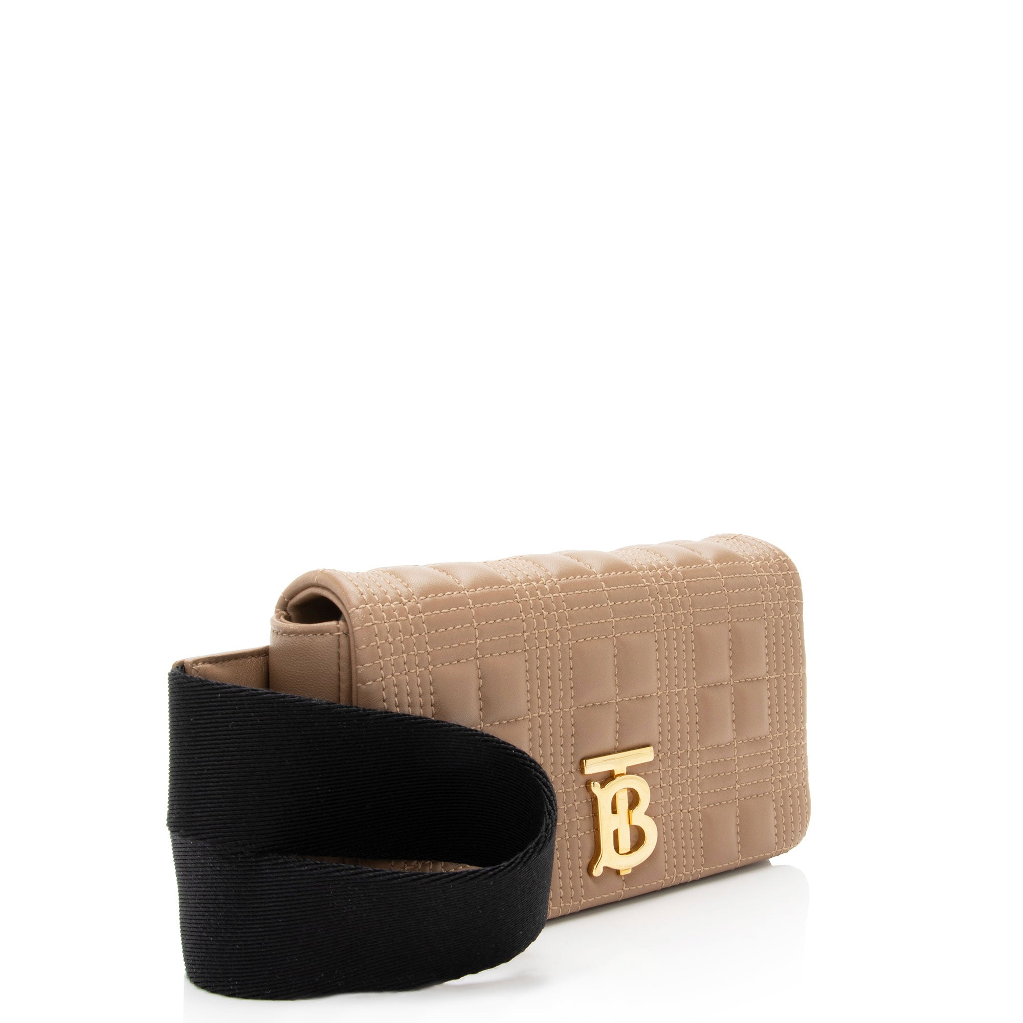 Burberry Quilted Lambskin TB Lola Belt Bag