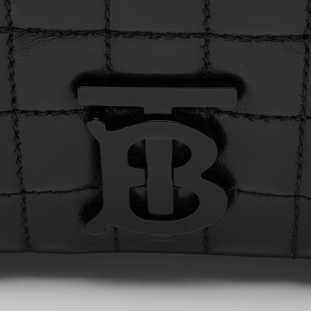 Burberry Quilted Lambskin TB Lola Chain Small Crossbody Bag (SHF-MfRHJB)