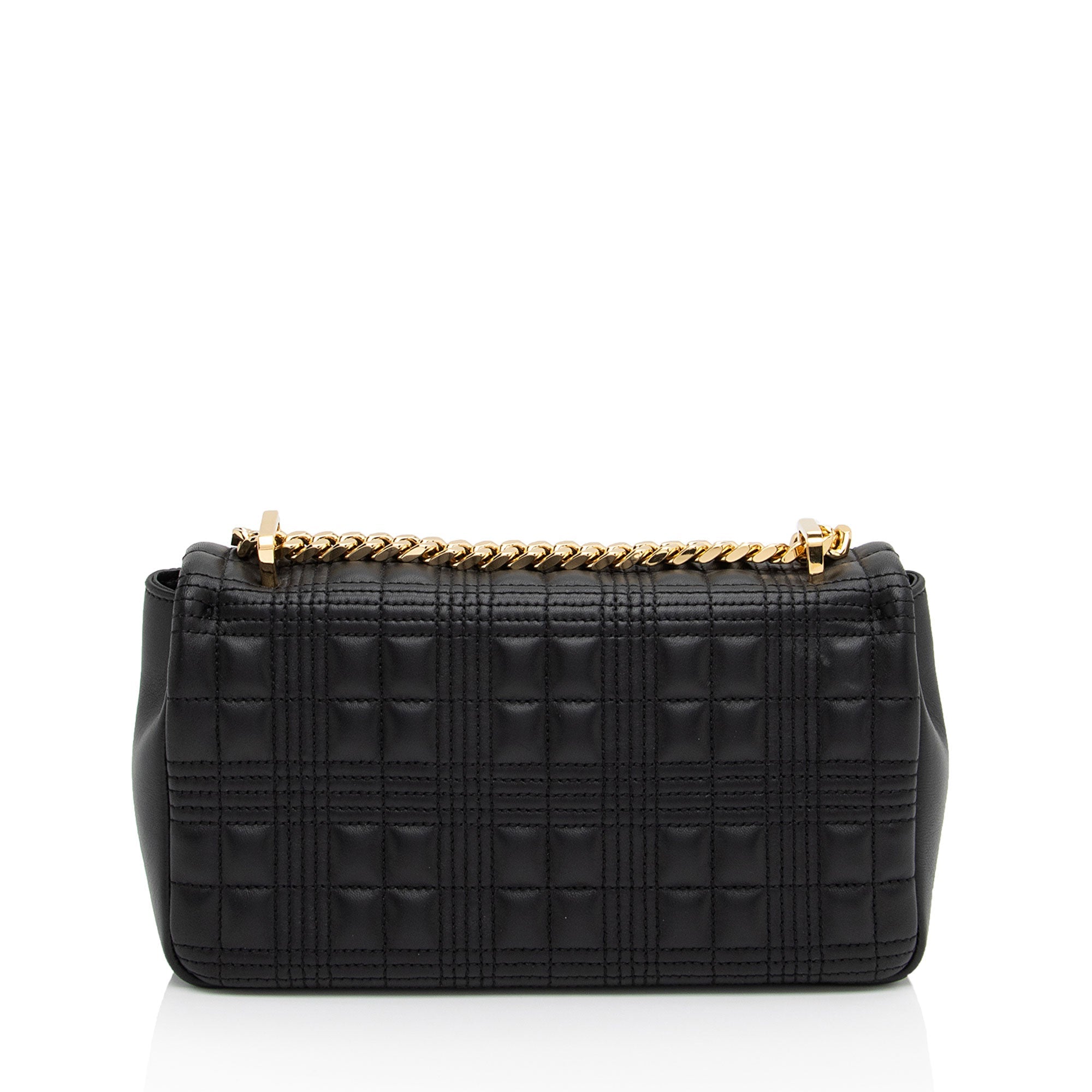 Burberry Quilted Lambskin TB Lola Chain Small Crossbody