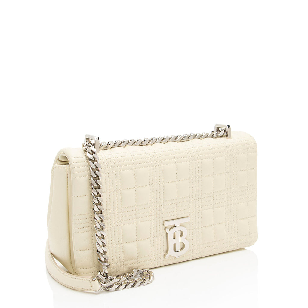 Burberry Quilted Lambskin TB Lola Chain Small Crossbody