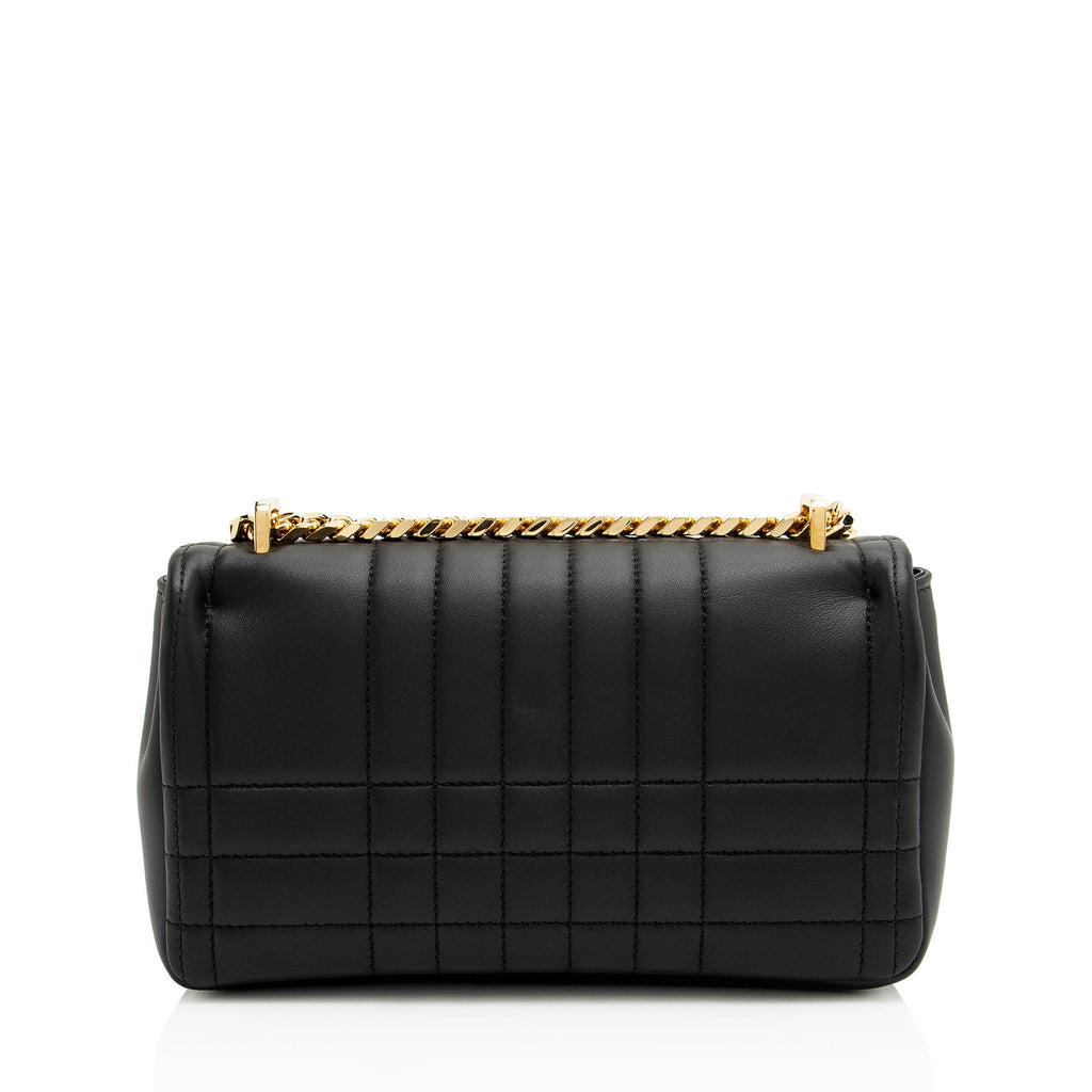 Burberry Quilted Lambskin TB Lola Chain Small Crossbody