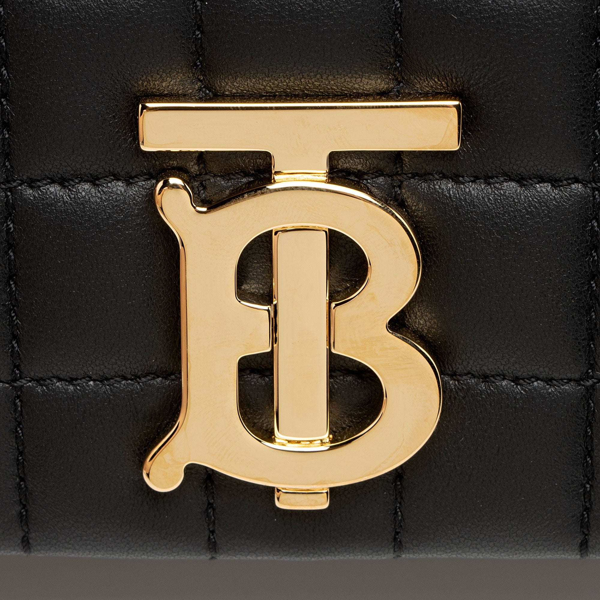 Burberry Quilted Lambskin TB Lola Chain Small Crossbody