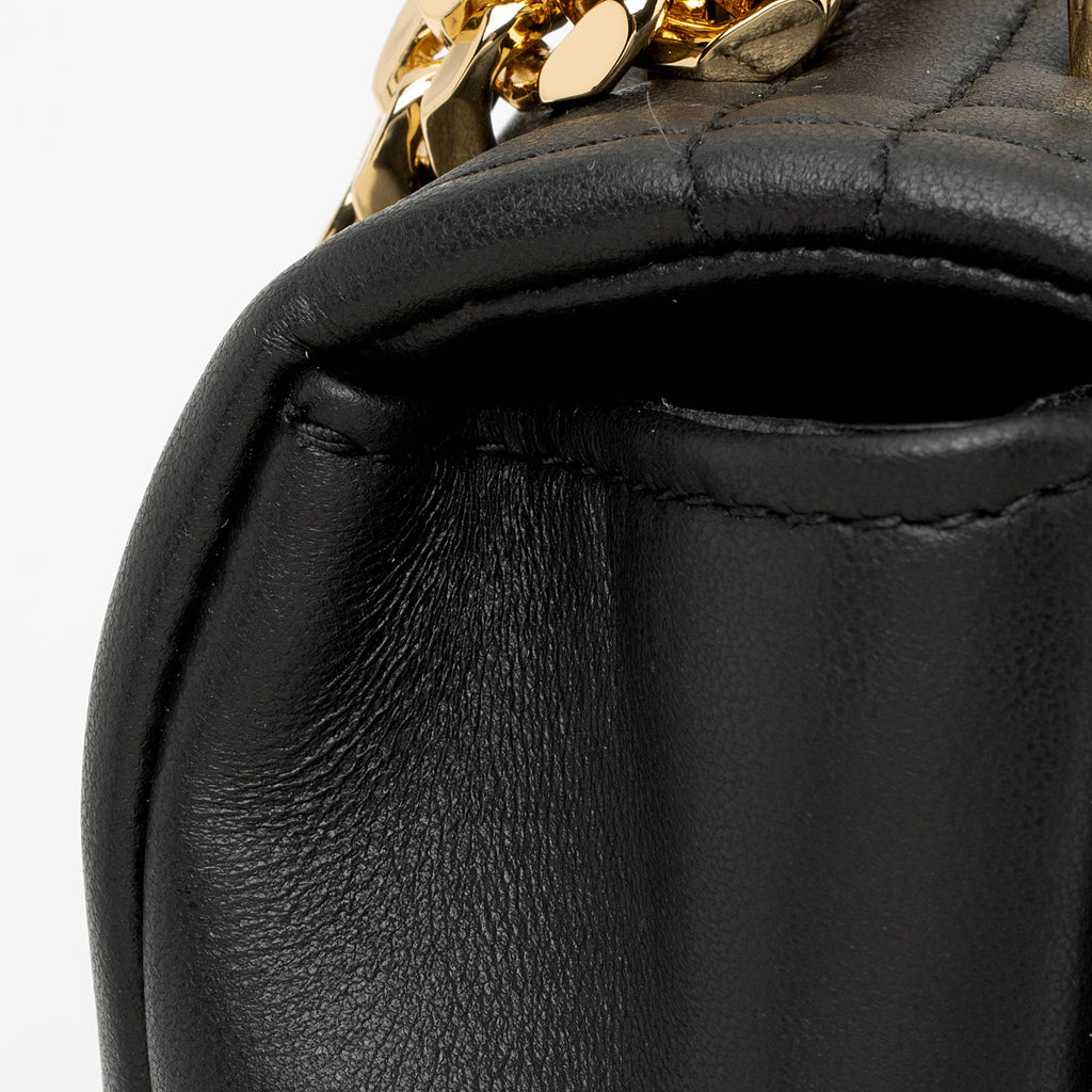 Burberry Quilted Lambskin TB Lola Chain Small Crossbody