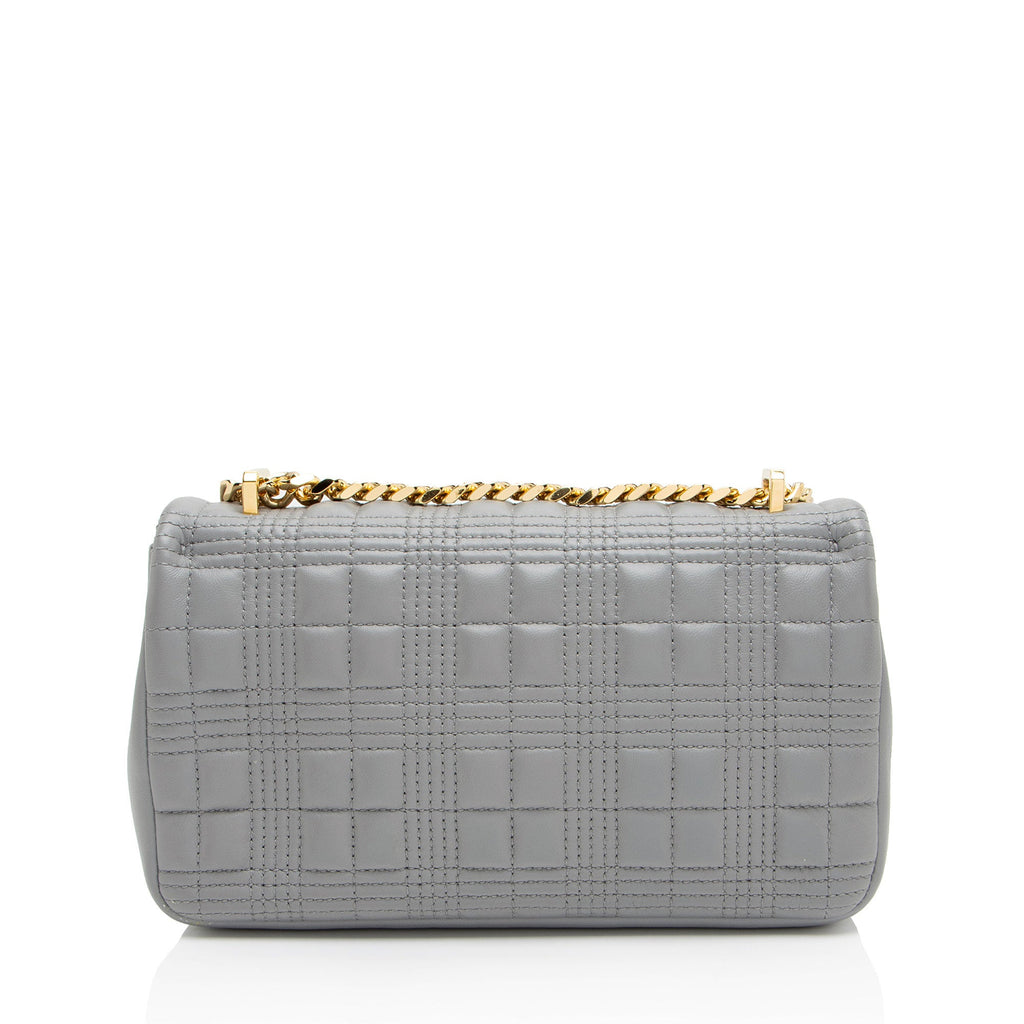 Burberry Quilted Lambskin TB Lola Chain Small Crossbody