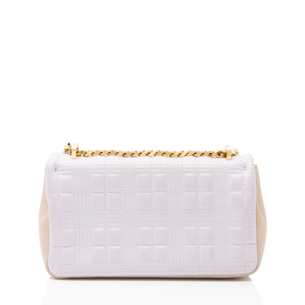 Burberry Quilted Lambskin TB Lola Chain Small Crossbody