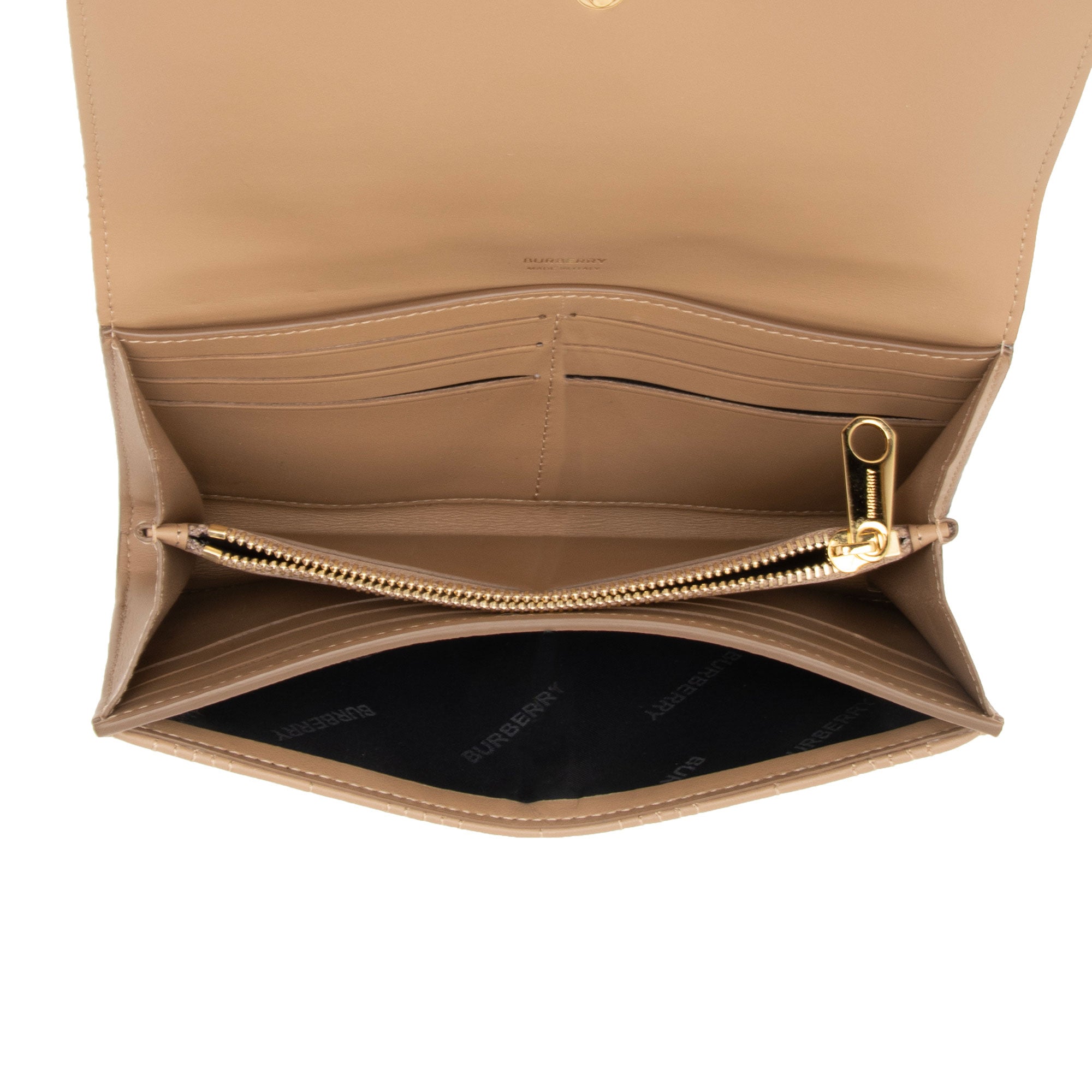 Burberry Quilted Lambskin TB Lola Continental Wallet (SHF-OkZsZO)