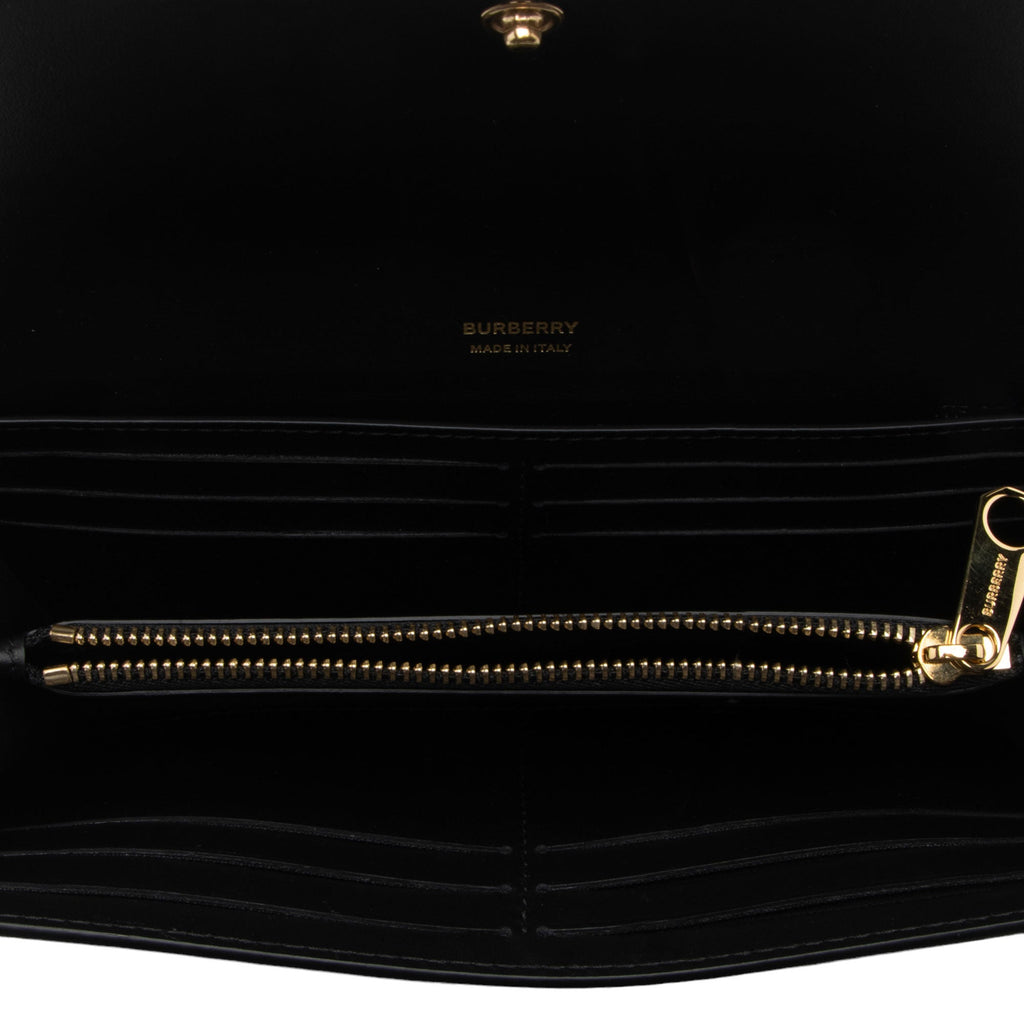 Burberry Quilted Lambskin TB Lola Wallet (SHF-GBBi3Y)