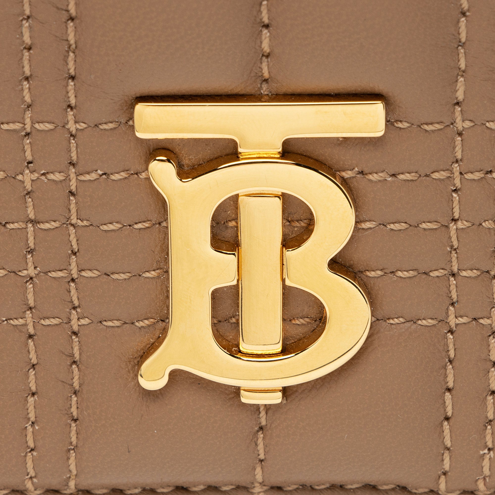 Burberry Quilted Lambskin TB Lola Continental Wallet