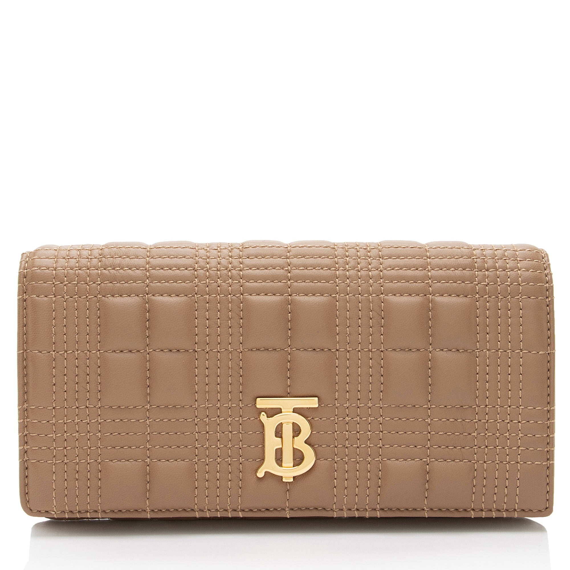 Burberry Quilted Lambskin TB Lola Continental Wallet