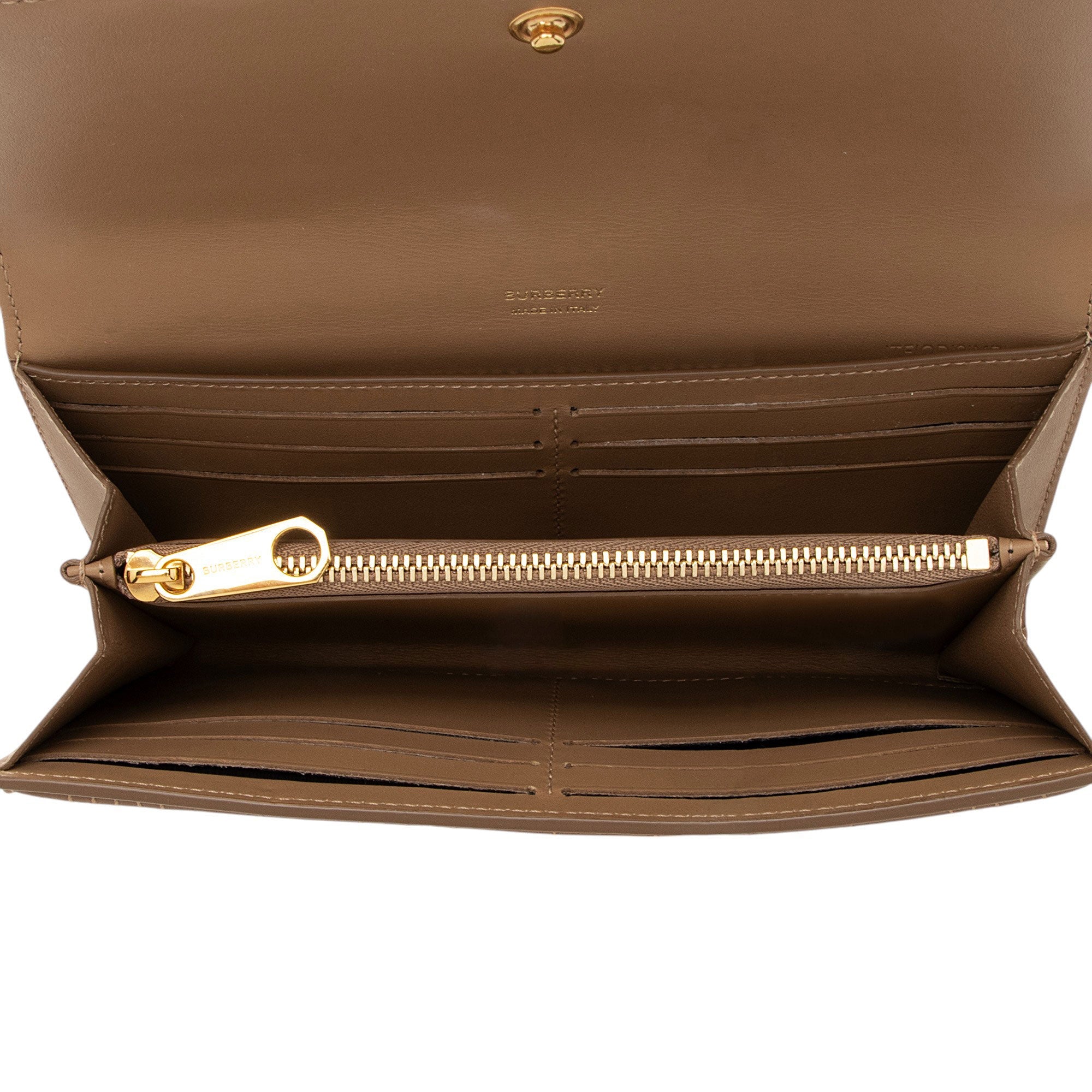 Burberry Quilted Lambskin TB Lola Continental Wallet