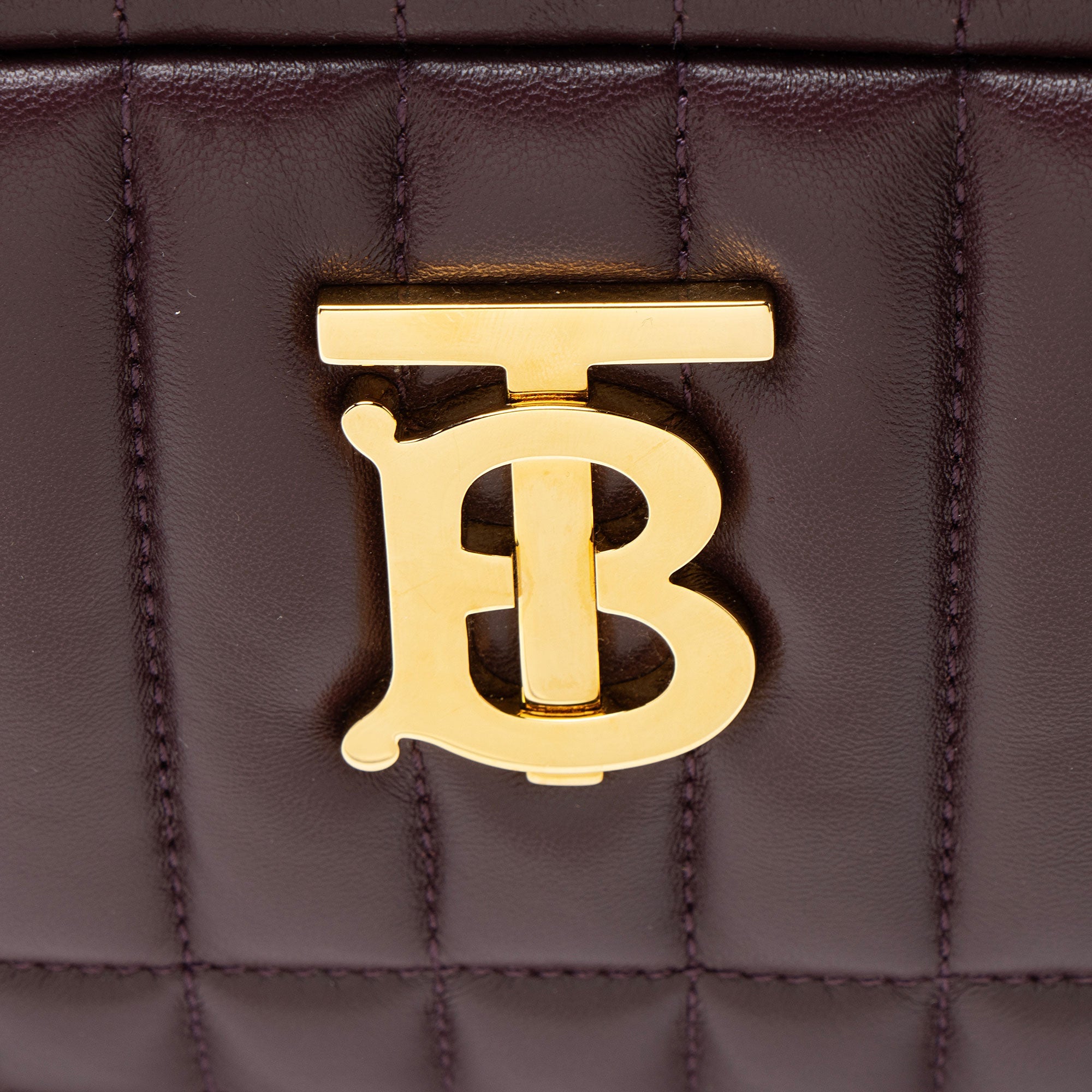 Burberry Quilted Lambskin TB Lola Small Camera Bag
