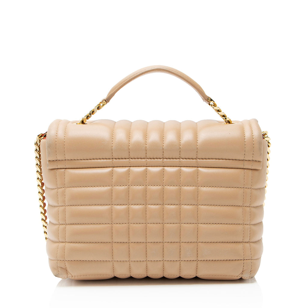 Burberry Quilted Lambskin TB Lola Small Top Handle