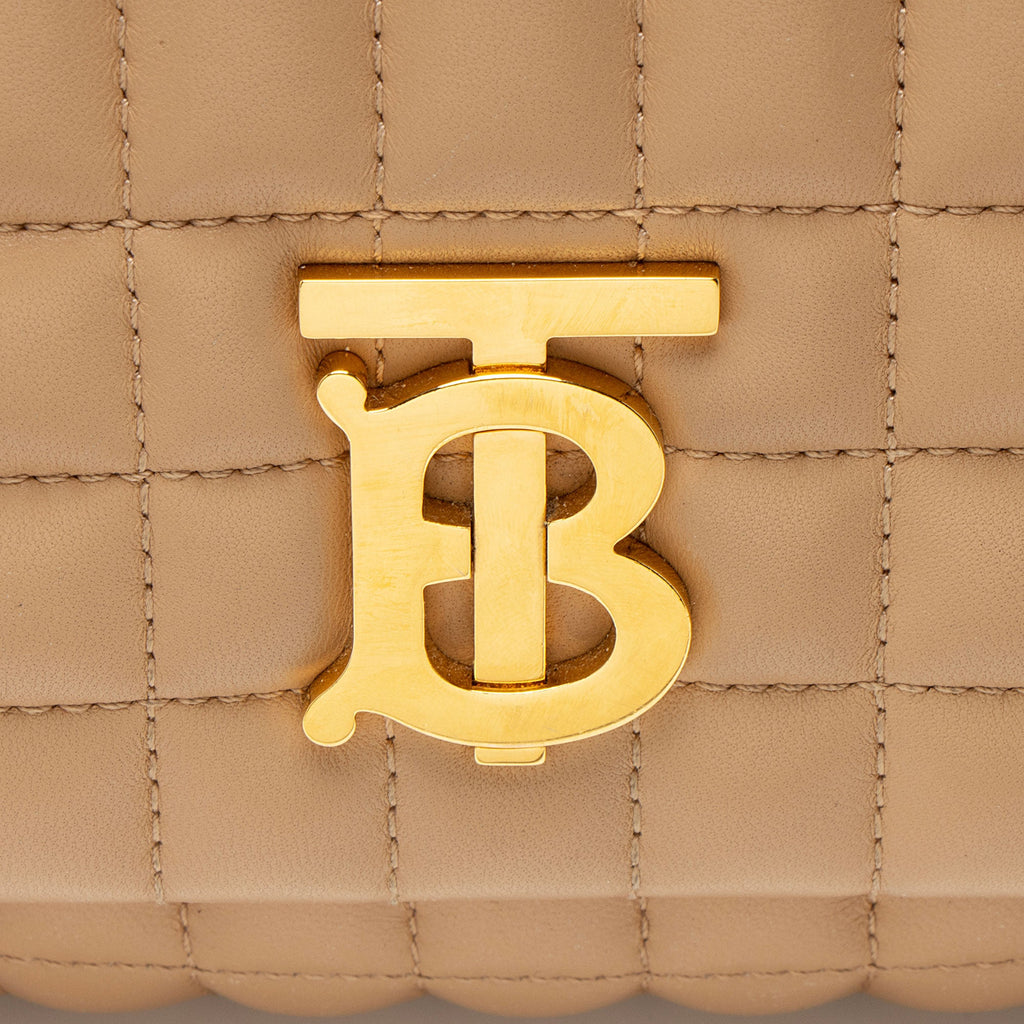 Burberry Quilted Lambskin TB Lola Small Top Handle