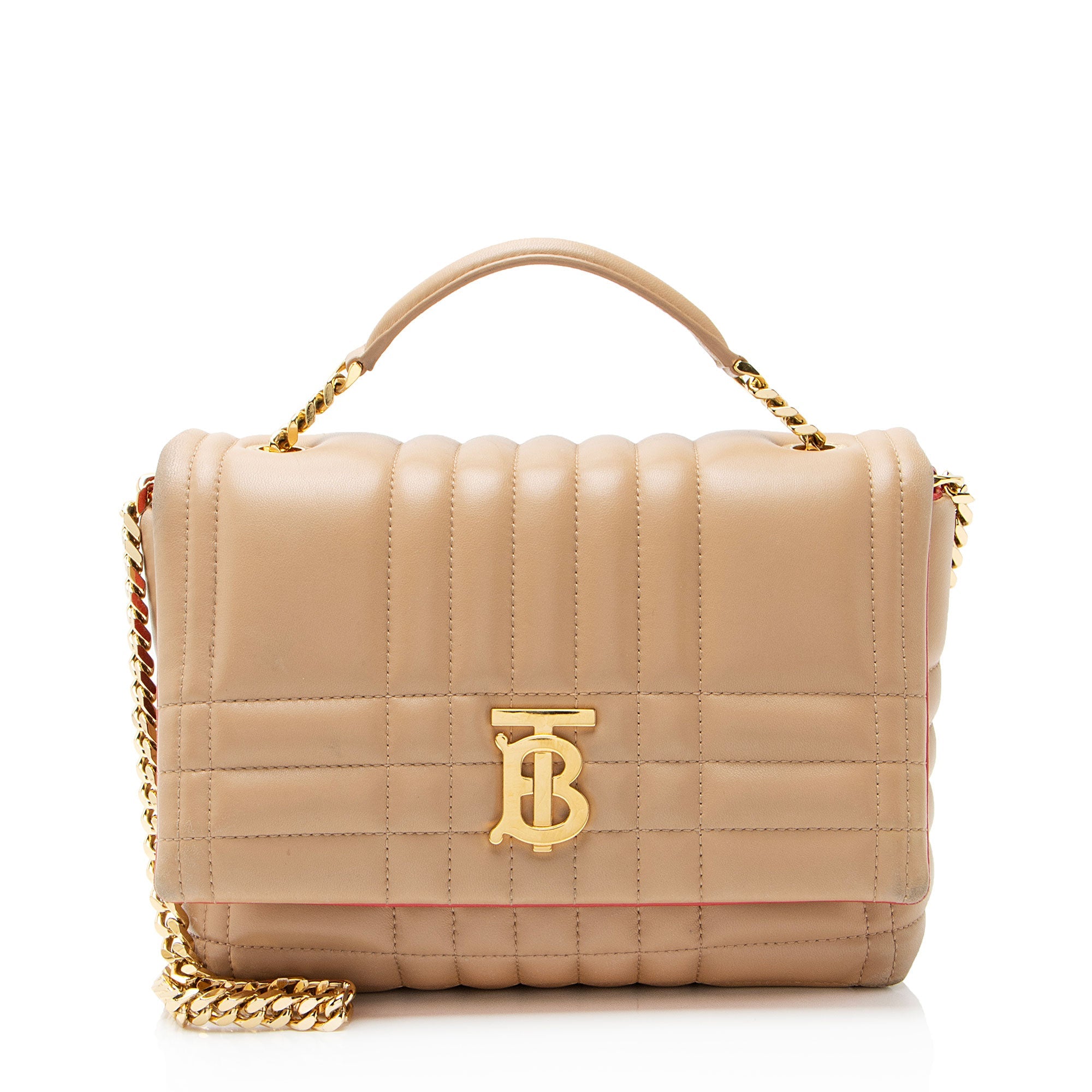 Burberry Quilted Lambskin TB Lola Small Top Handle