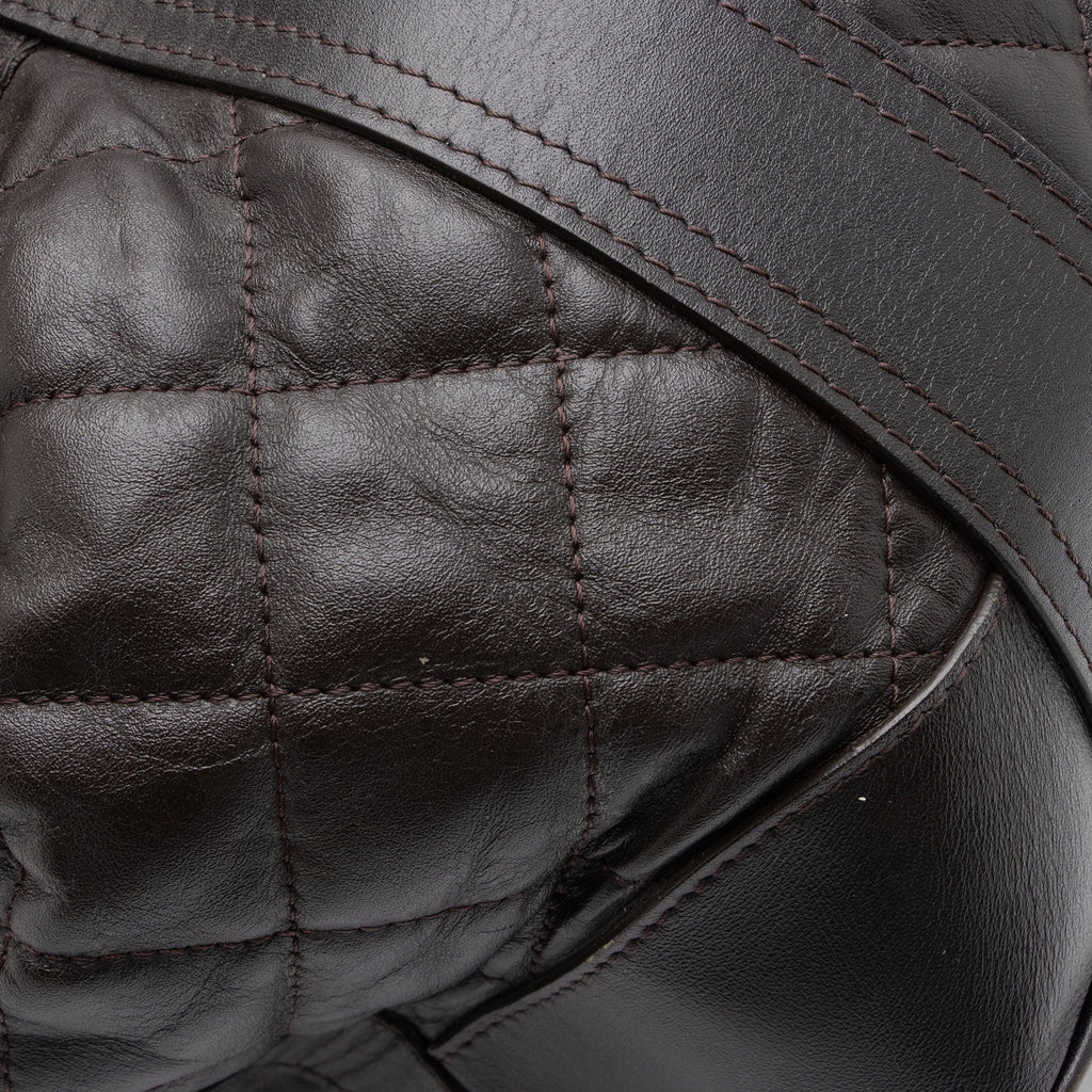 Burberry Quilted Leather Beaton Satchel